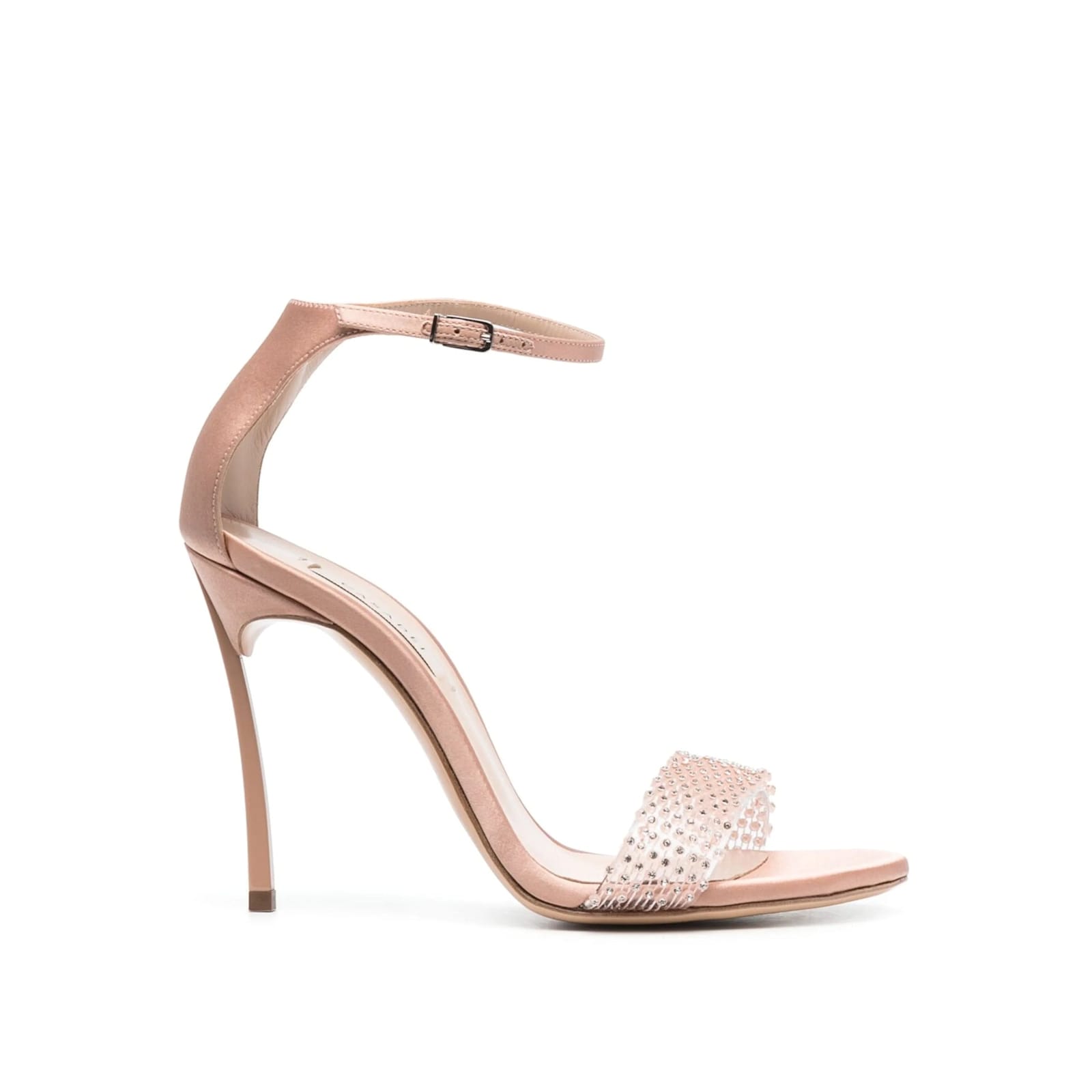 Casadei 100mm Blade Twenties Satin Sandals In Multi
