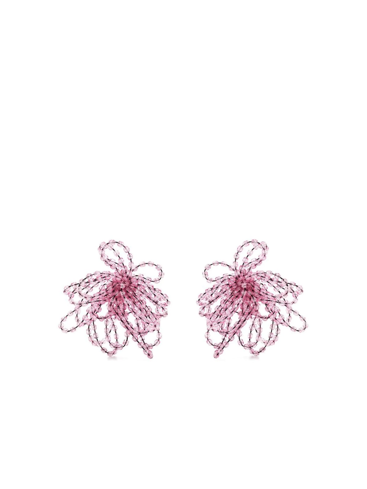 Emporio Armani Lady Earrings In Magenta
