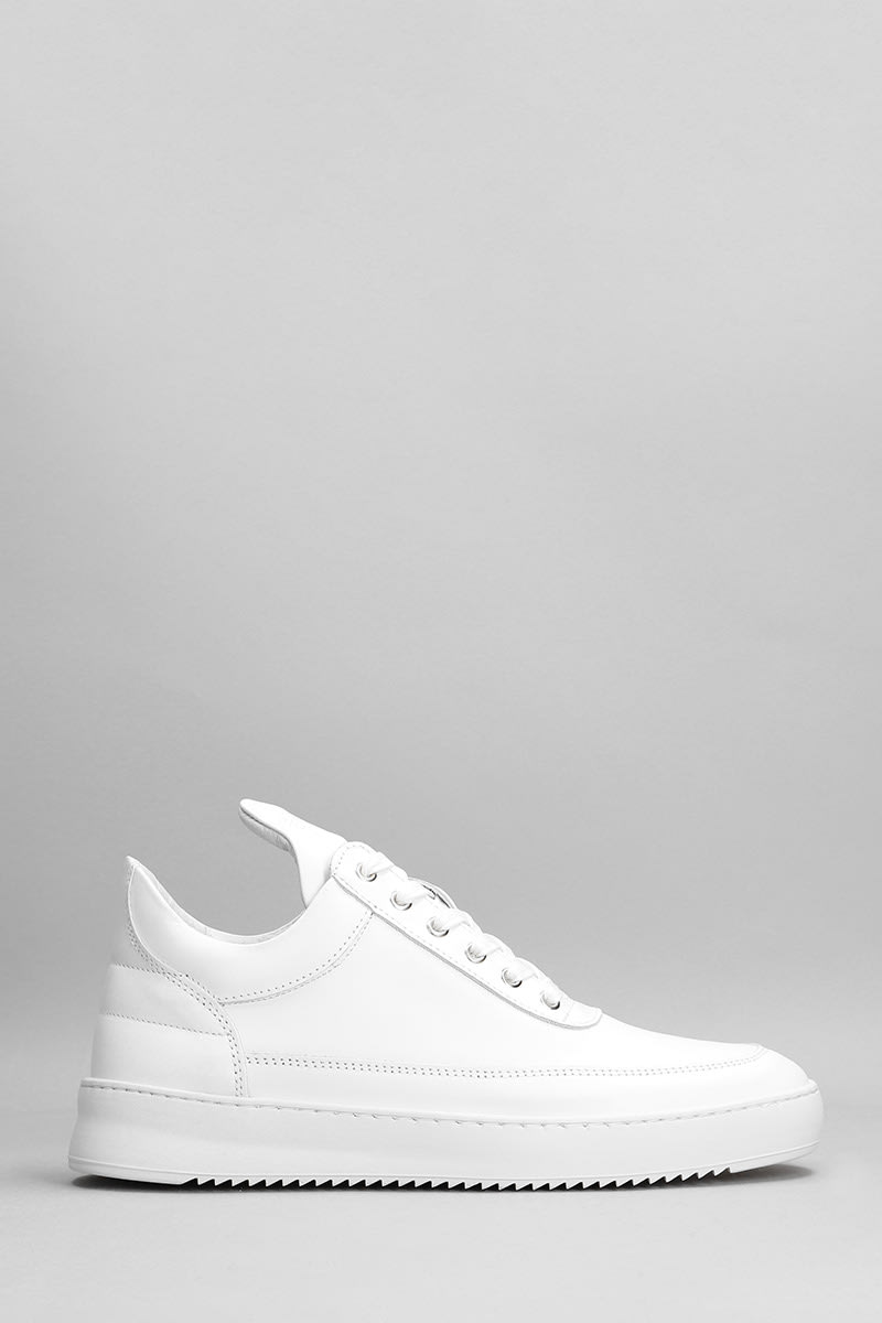 Filling Pieces Sneakers In White Leather