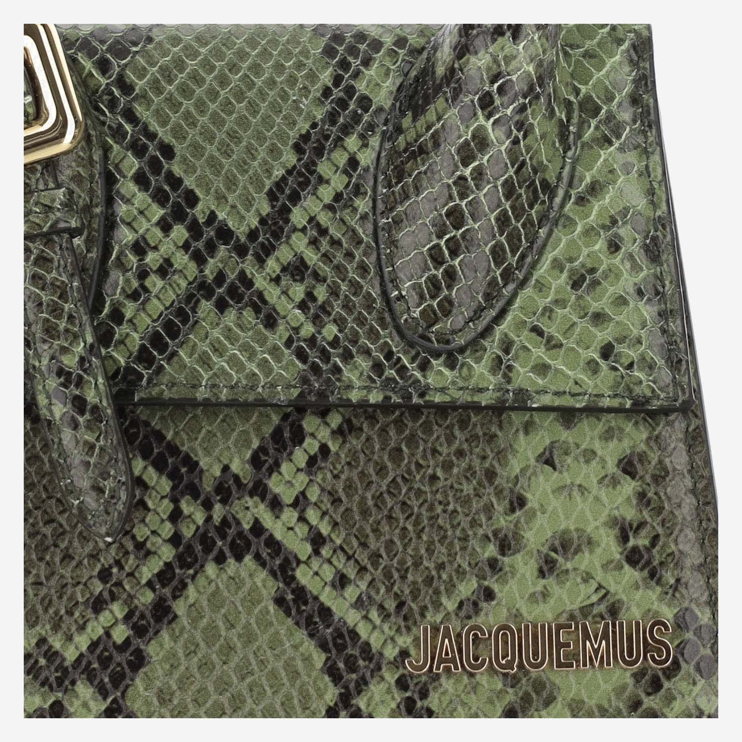 Shop Jacquemus Le Chiquito Moyen Boucle Bag In Green