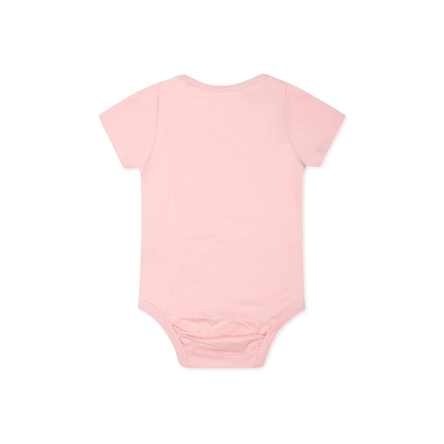 Palm Angels Multicolor Bodysuit Set For Baby Girl With Logo In Multicolor