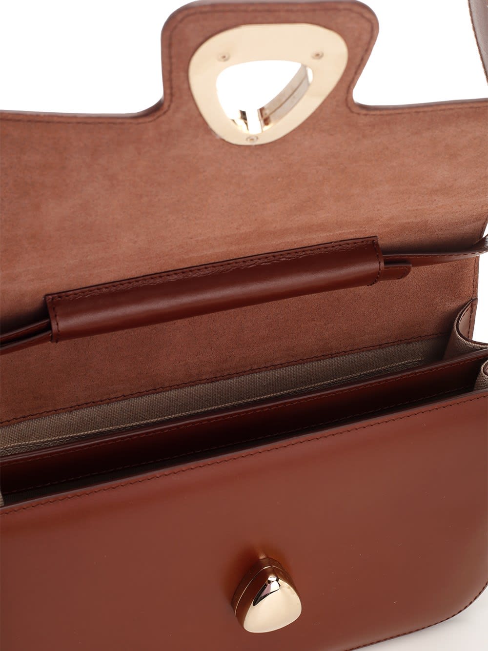 Shop Apc Astra Shoulder Bag In Brown