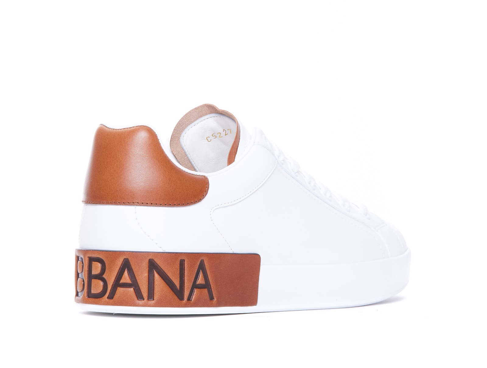 Shop Dolce & Gabbana Portofino Sneakers In White