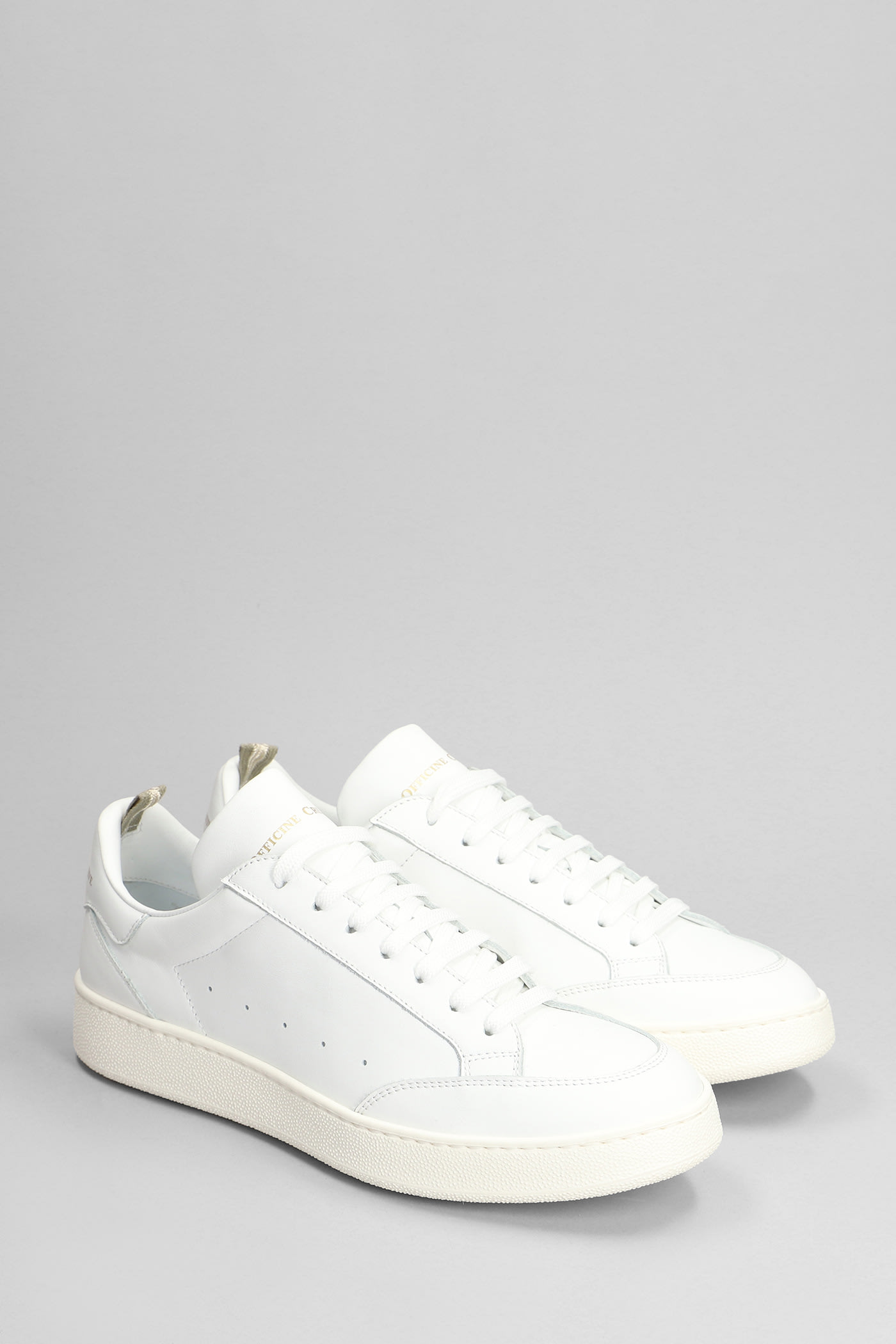 Shop Officine Creative Mower Sneakers In White Leather