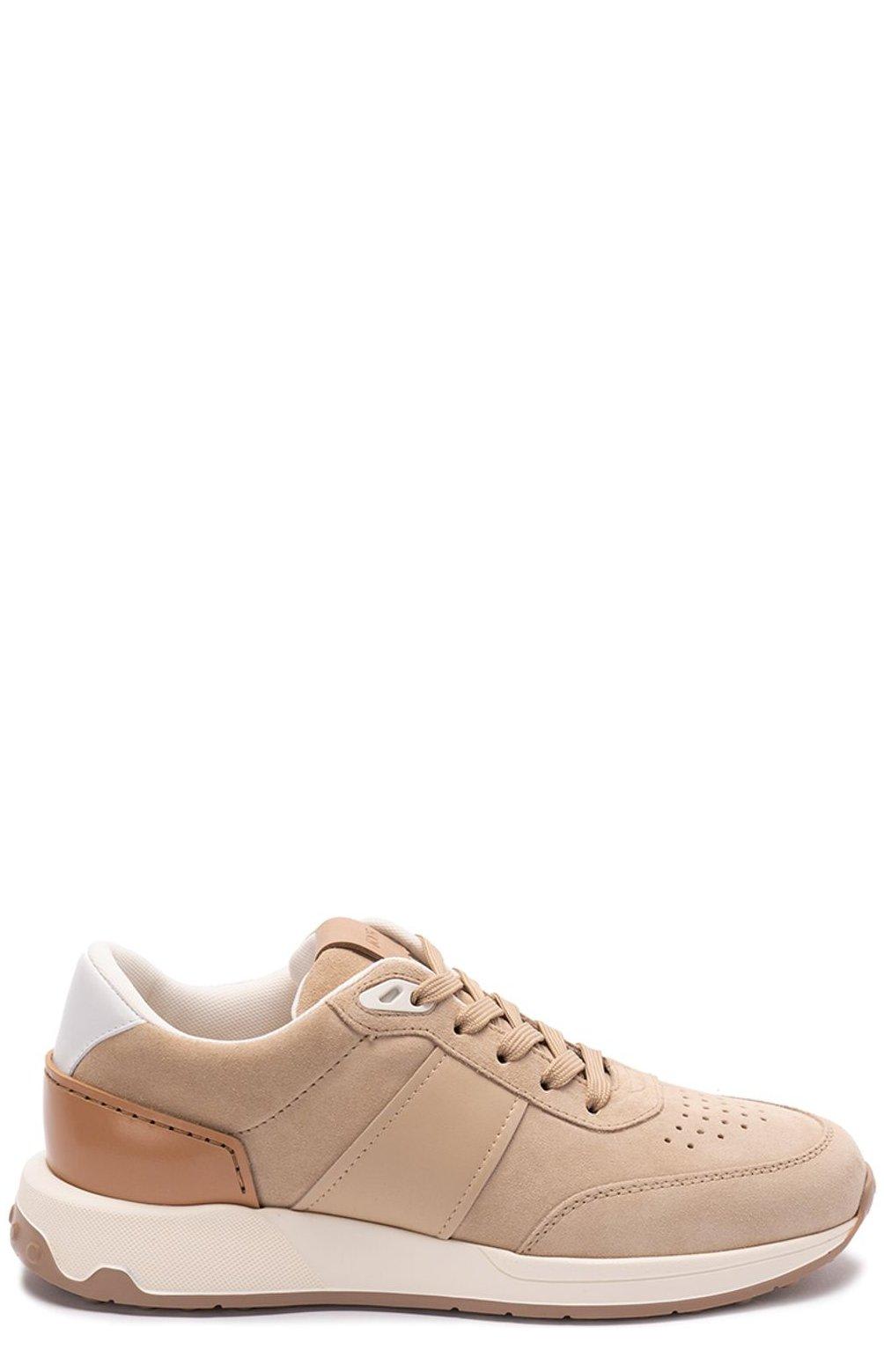 Panelled Lace-up Sneakers