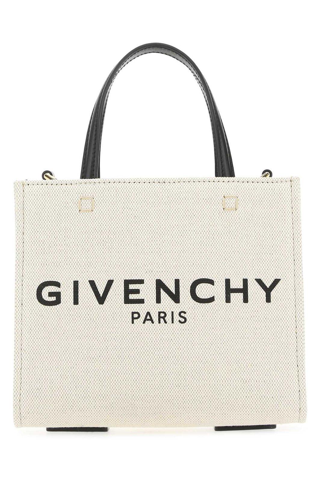 Shop Givenchy Logo Printed Mini Tote Bag