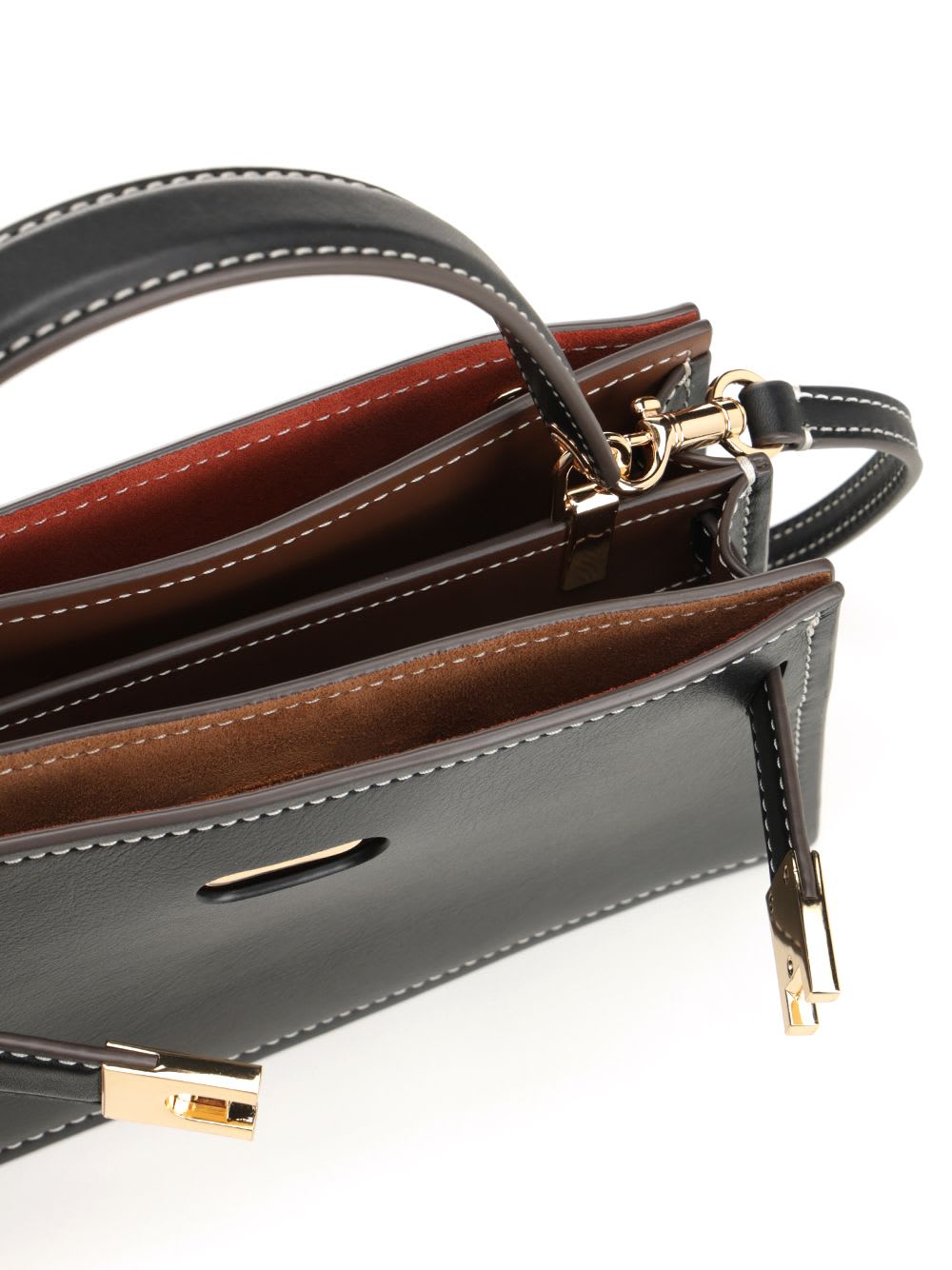 Tory Burch Lee Radziwill Petite Bag In Black