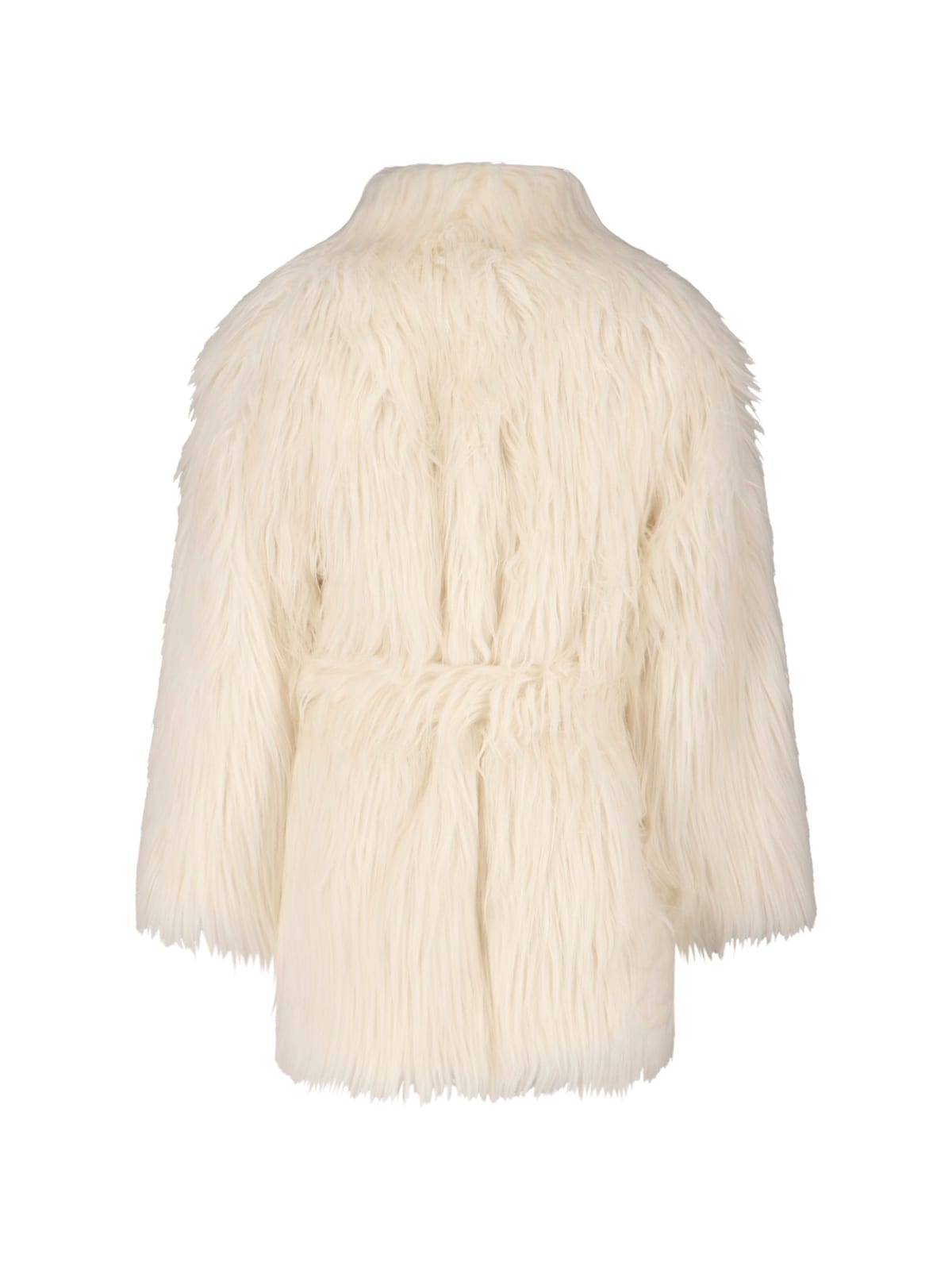 Entire Studios Belted Coat In White