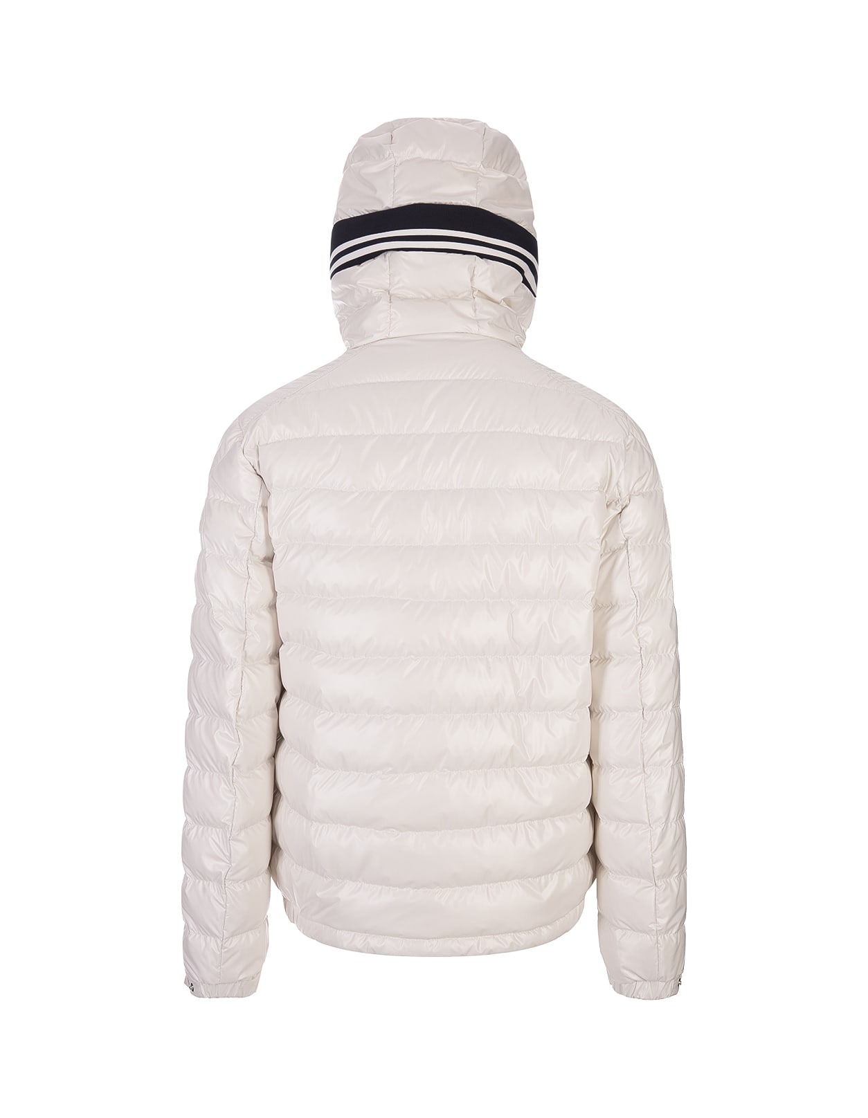 Shop Moncler White Cornour Down Jacket