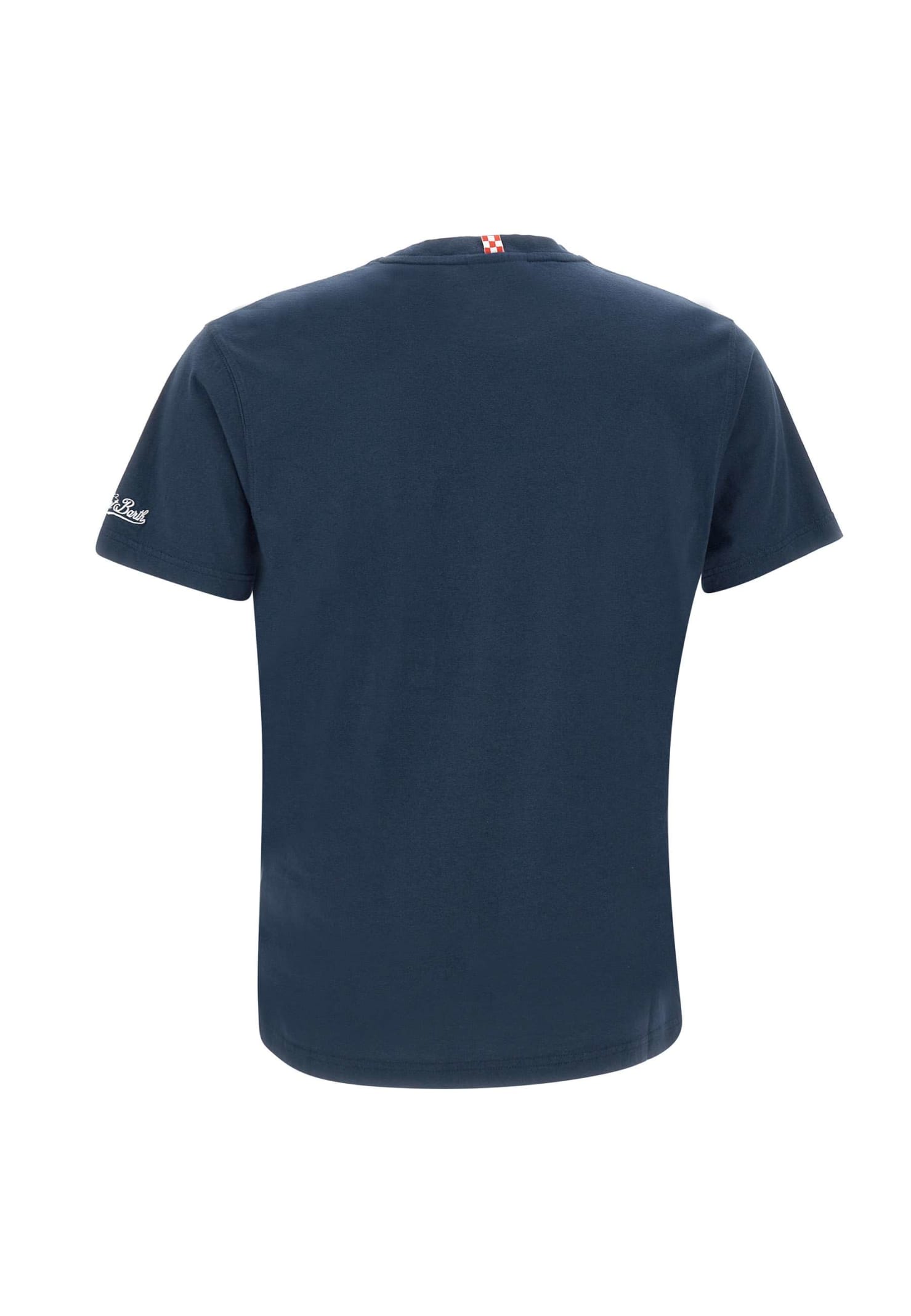 Shop Mc2 Saint Barth Sapore Di Mare Cotton T-shirt In Blue