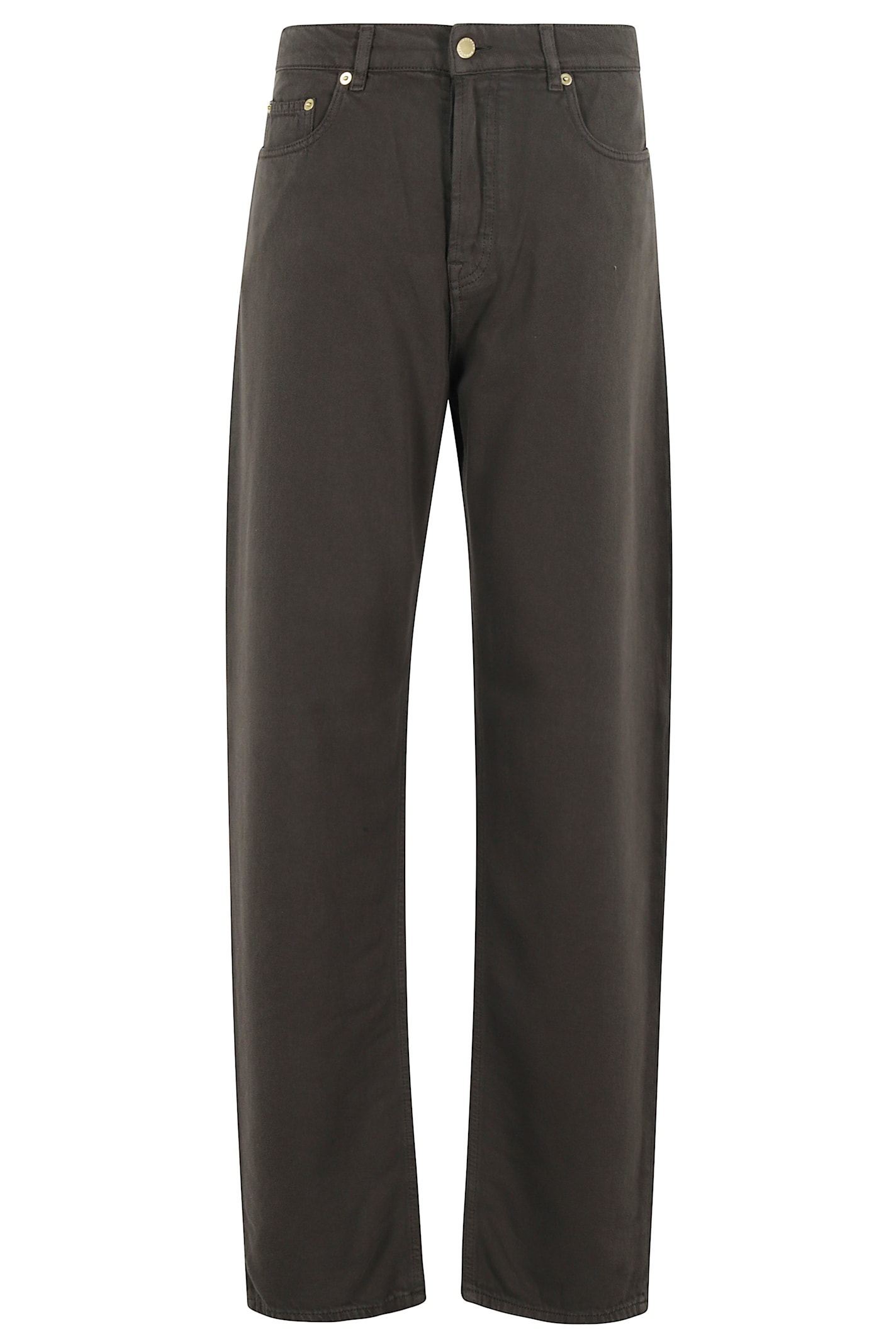Darkpark Womens Dark Brown Gale Relaxed-fit Denim-blend Denim In Gray