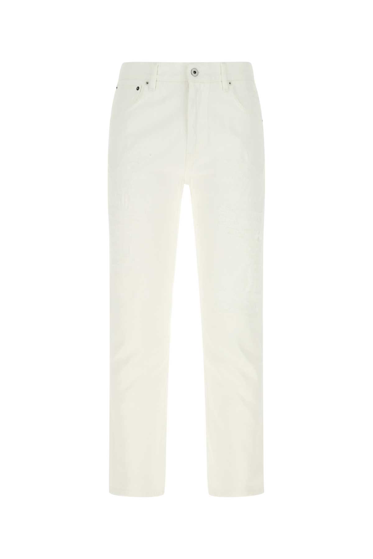 14 Bros White Denim Cheswick Jeans