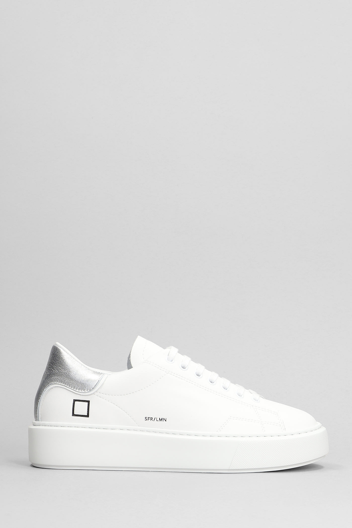 Sfera Sneakers In White Leather D.A.T.E.