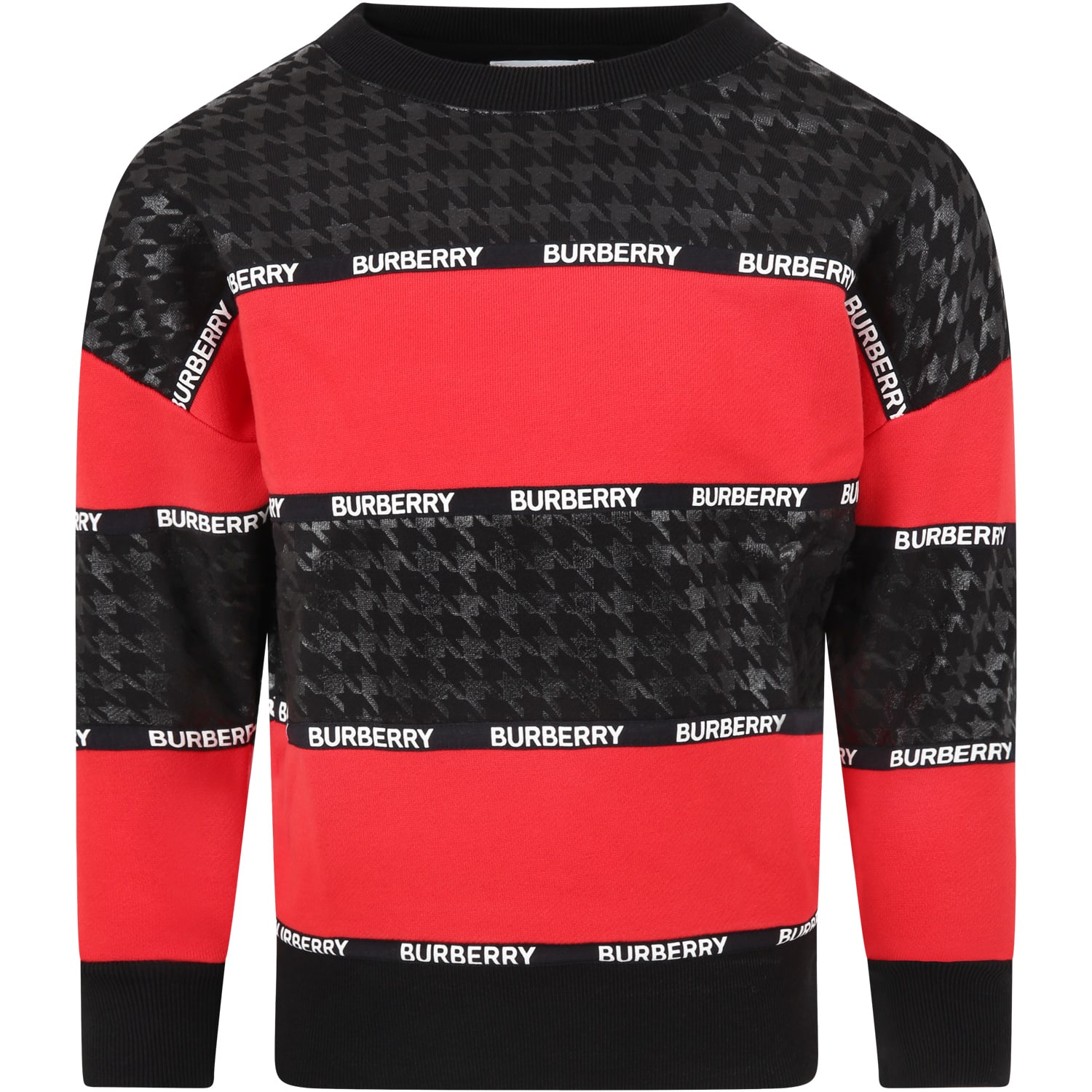 burberry red sweatshirt
