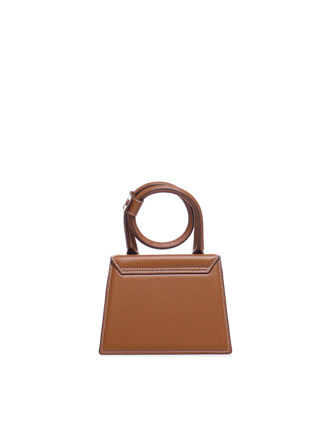 Shop Jacquemus Le Chiquito Noeud Bag In Light Brown