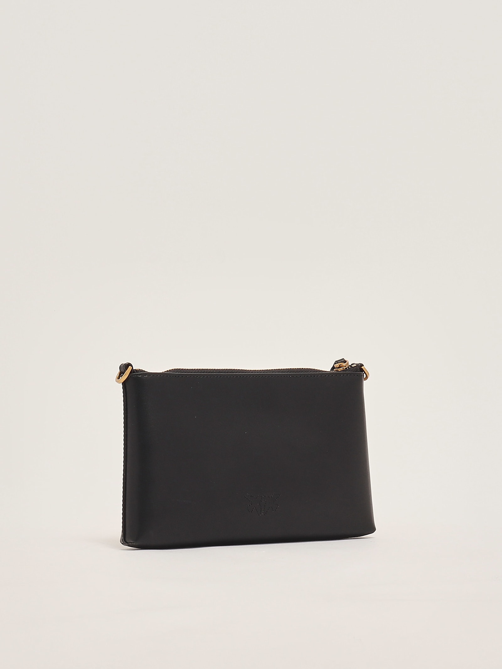 Pinko Flat Horizontal Mini Clutch In Nero