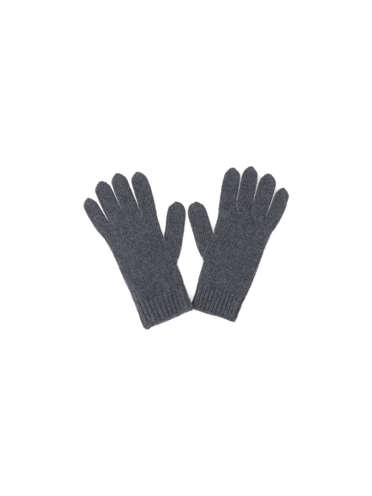 Vivienne Westwood Orb Cashmere Gloves In Gray