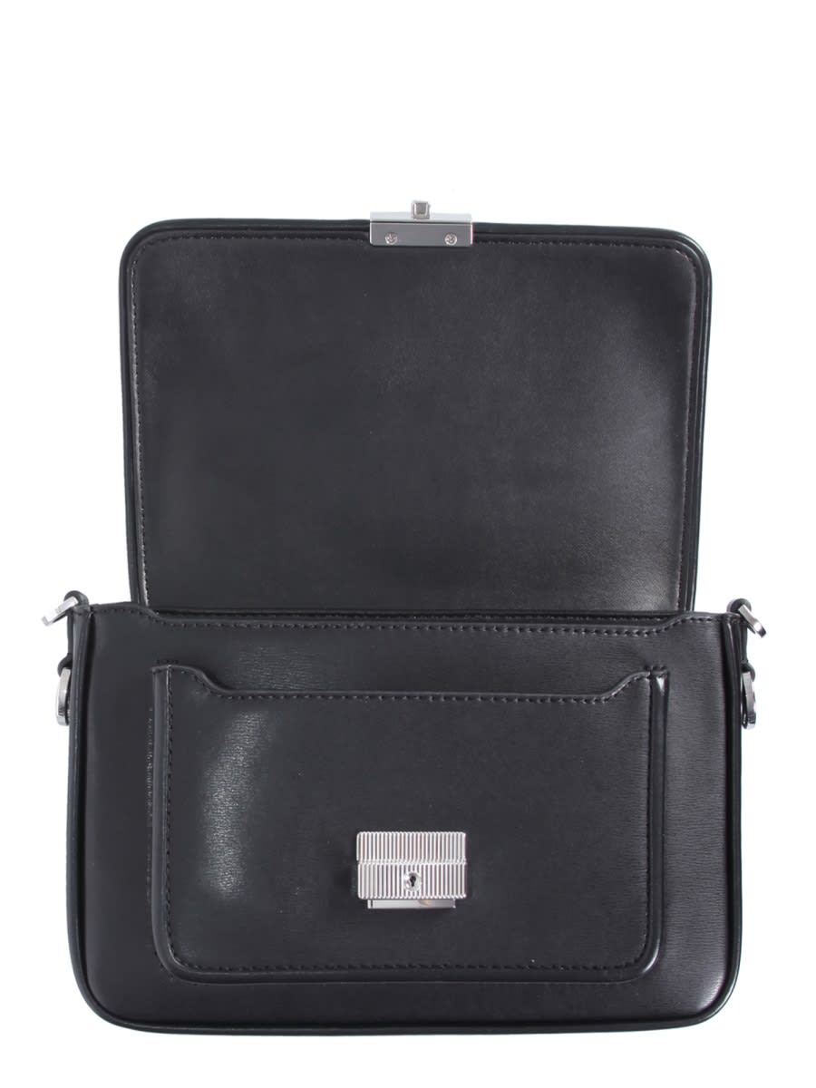 Shop Michael Kors Bradshaw Shoulder Bag In Black