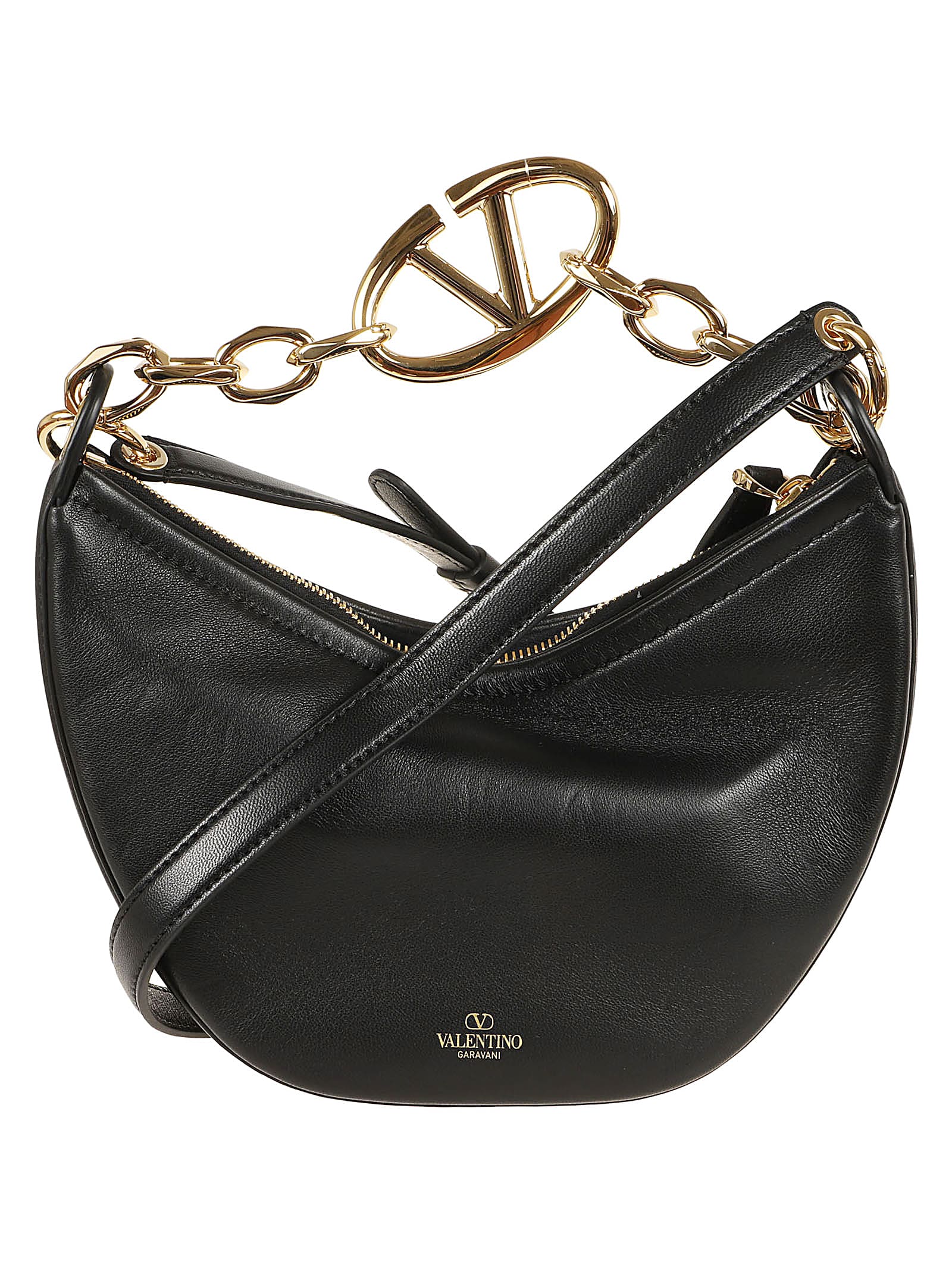 Shop Valentino Mini Hobo In No Nero