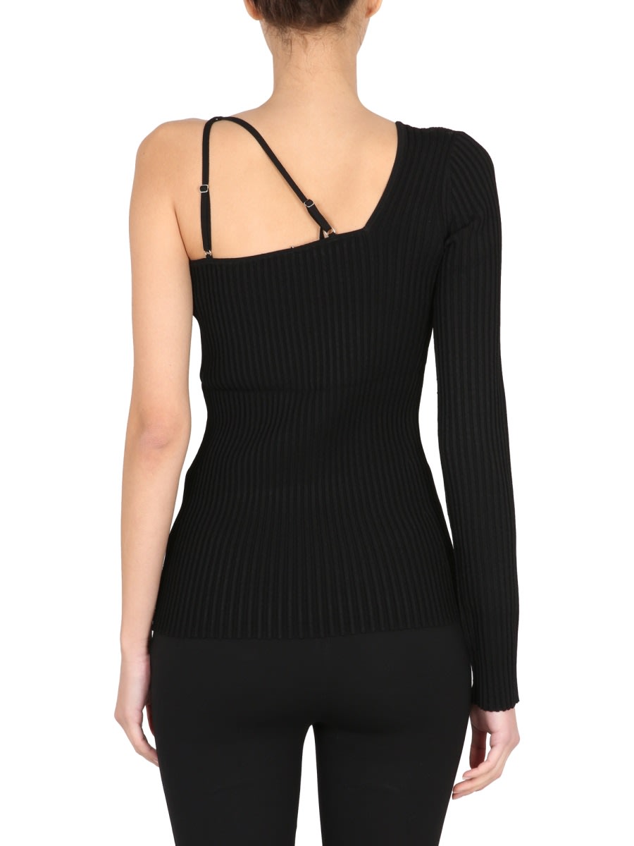 Shop Helmut Lang One-piece Top In Black