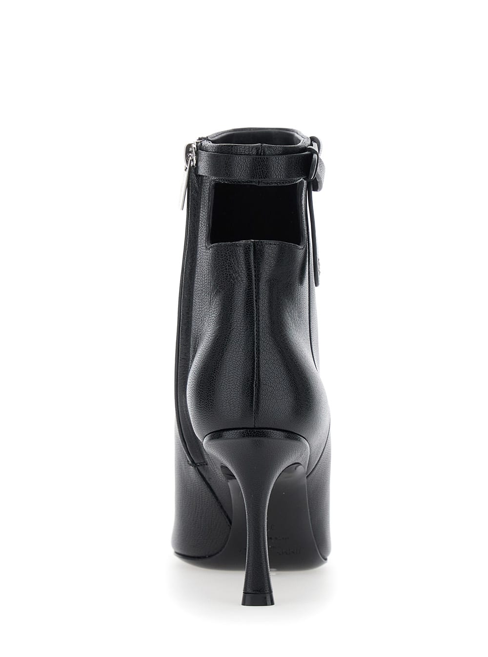 Jimmy Choo Camie Knotted-strap Leather Ankle Boots In Black