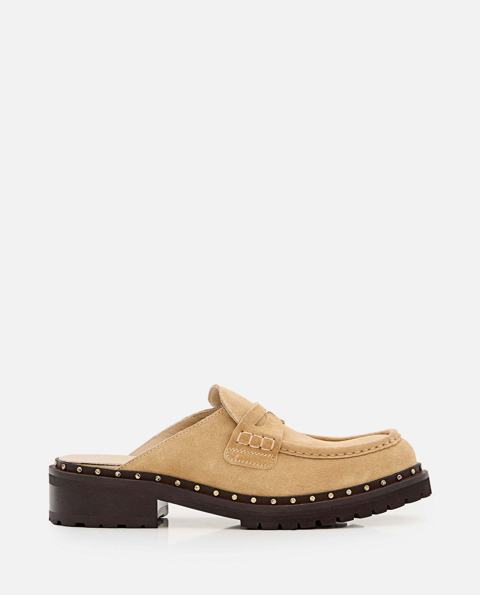 Golden Goose Jerry Rock Sabot Loafer In Beige