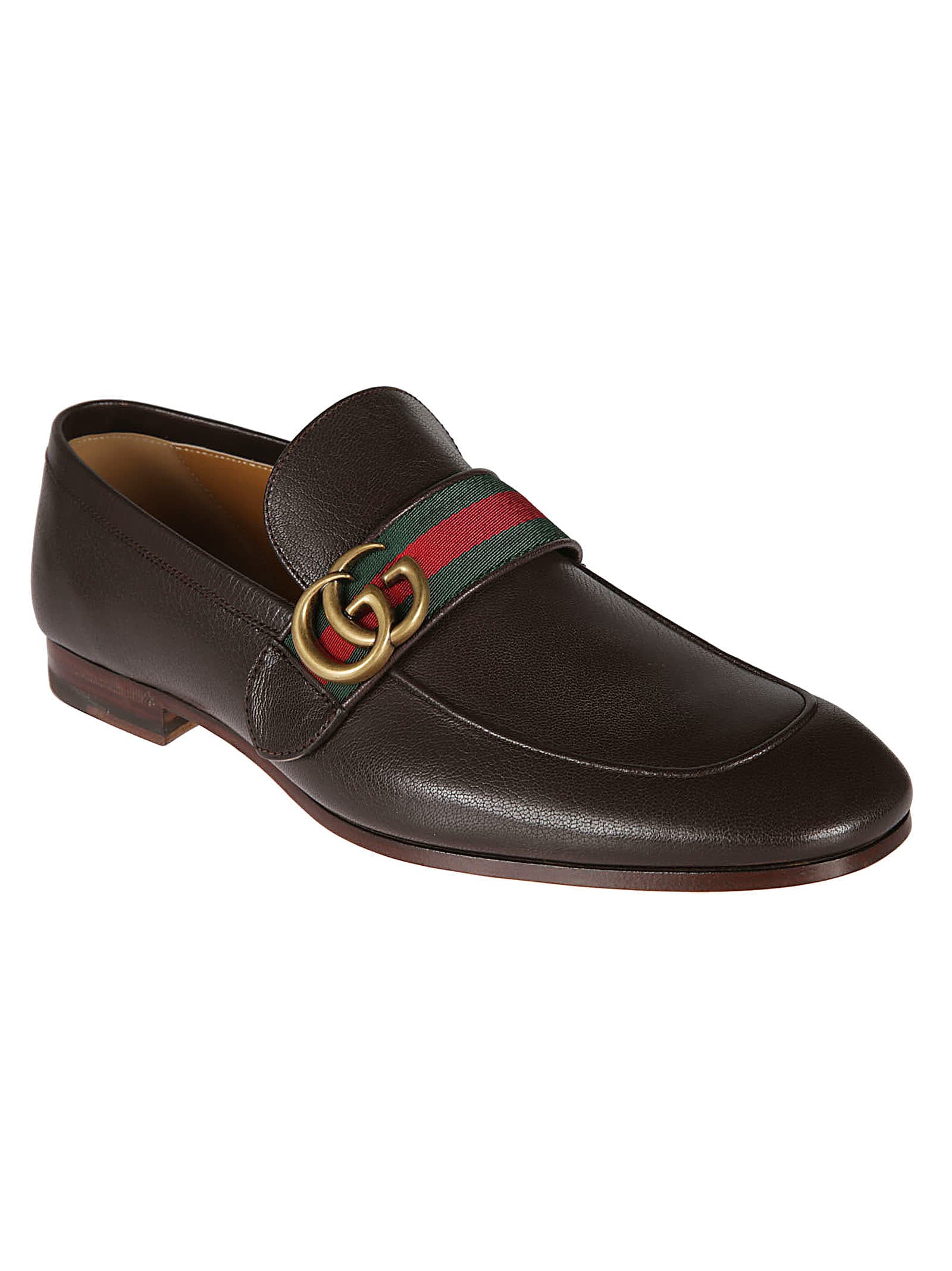 gucci loafers logo