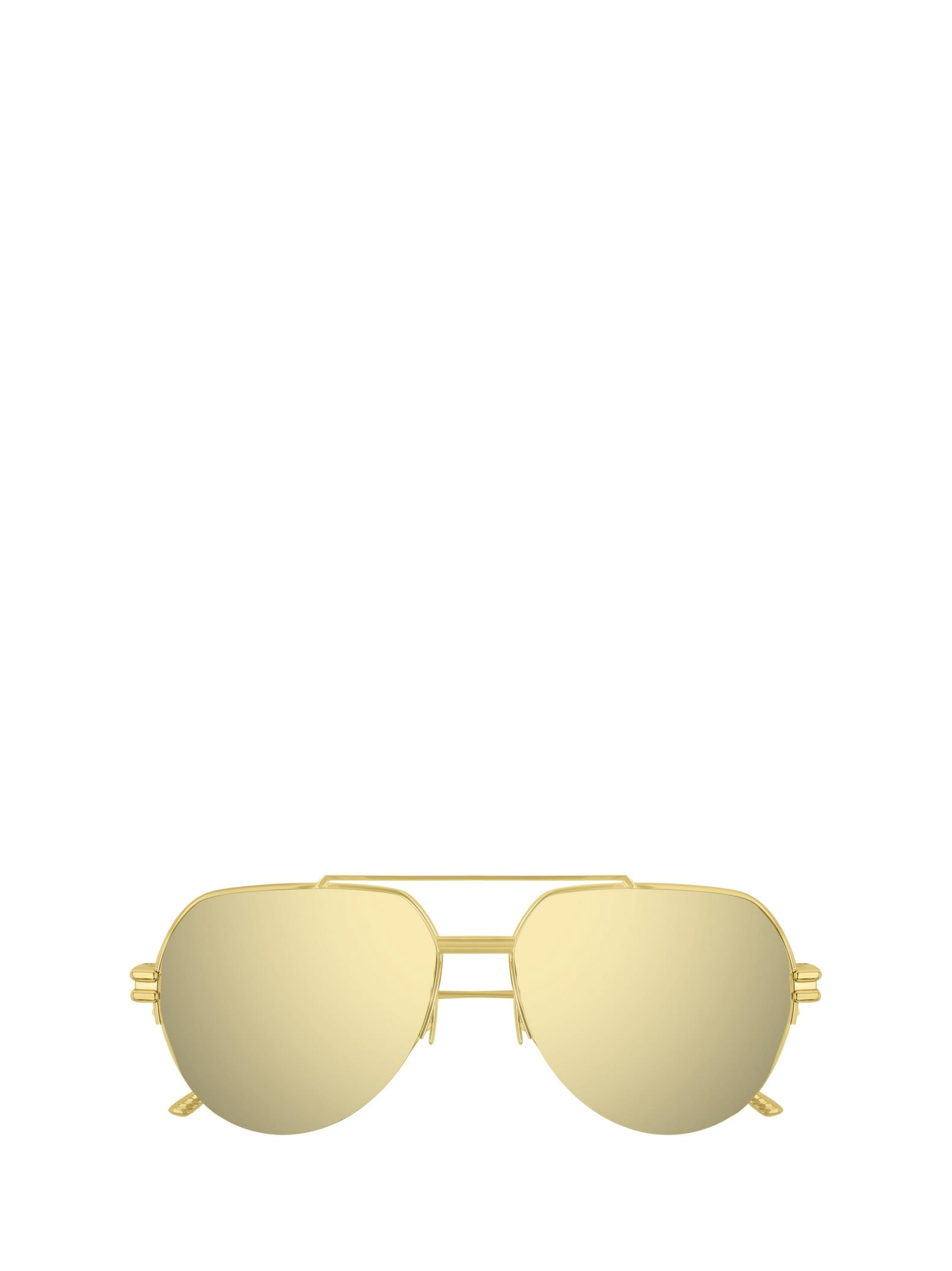Bottega Veneta Eyewear Bottega Veneta Bv1046s Gold Sunglasses