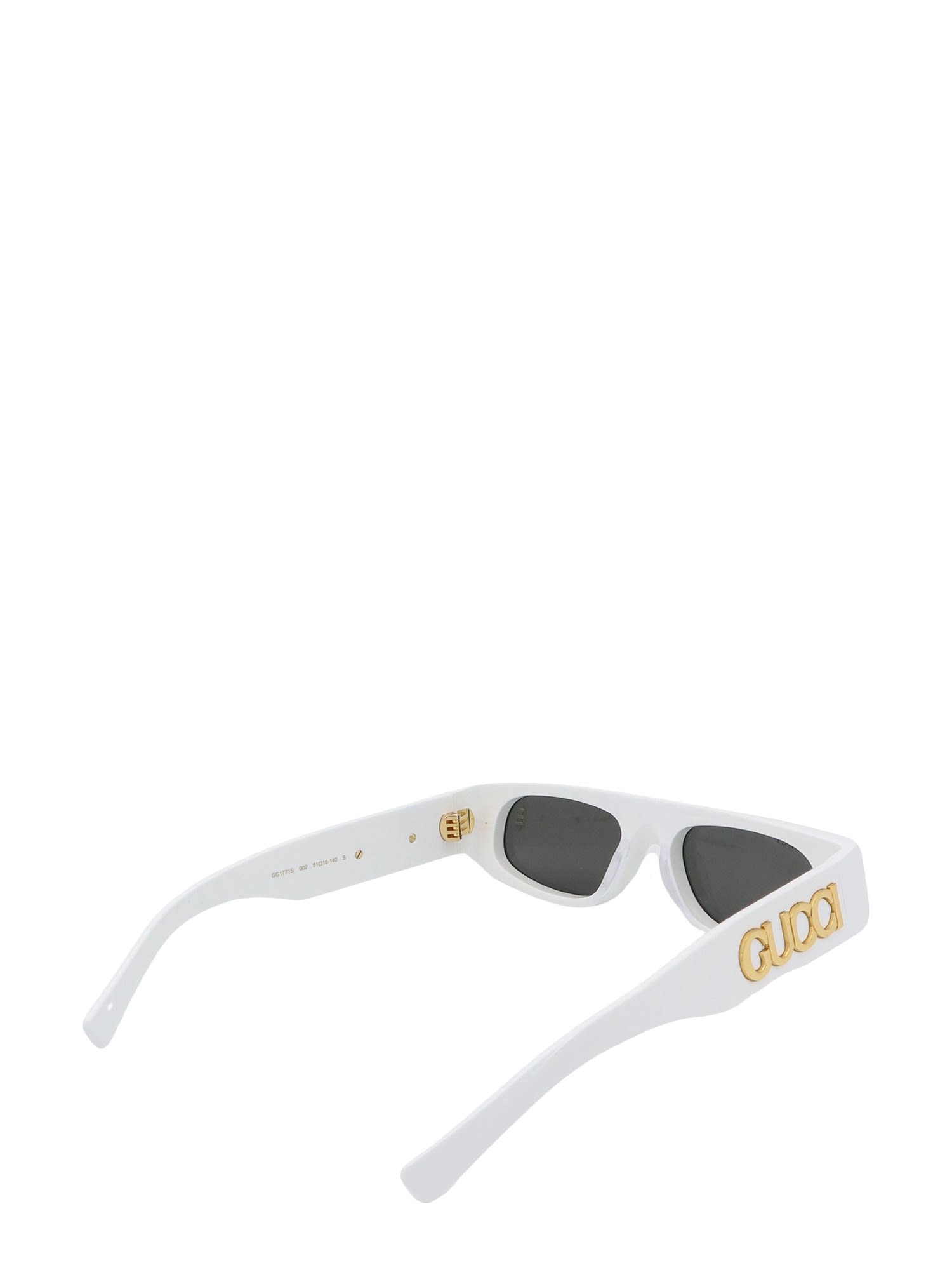 Shop Gucci Sunglasses In White