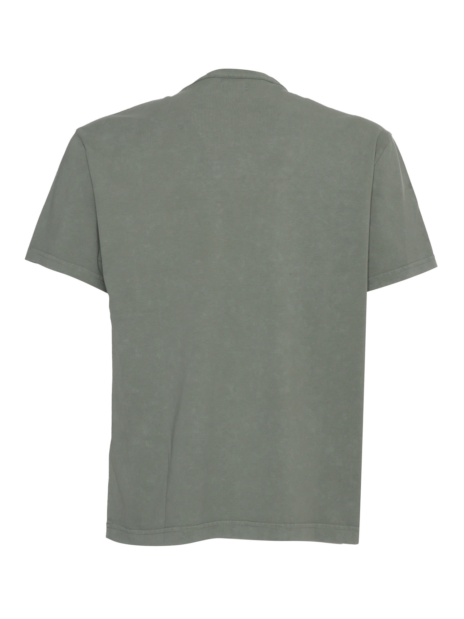 Shop Fay Green Military T-shirt