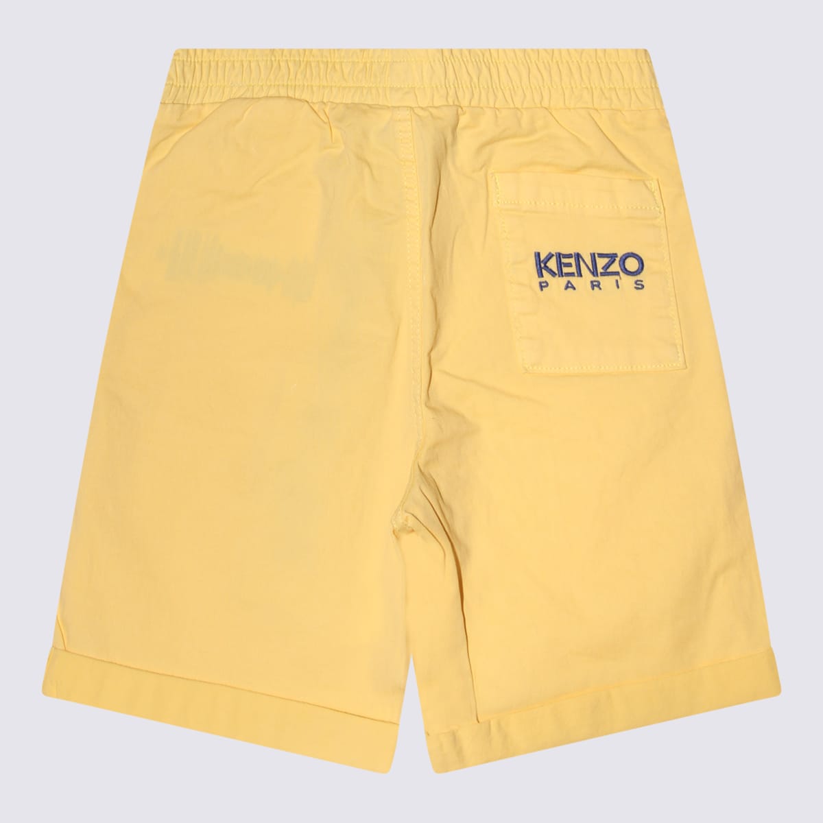 Kenzo Kids' Yellow Cotton Shorts