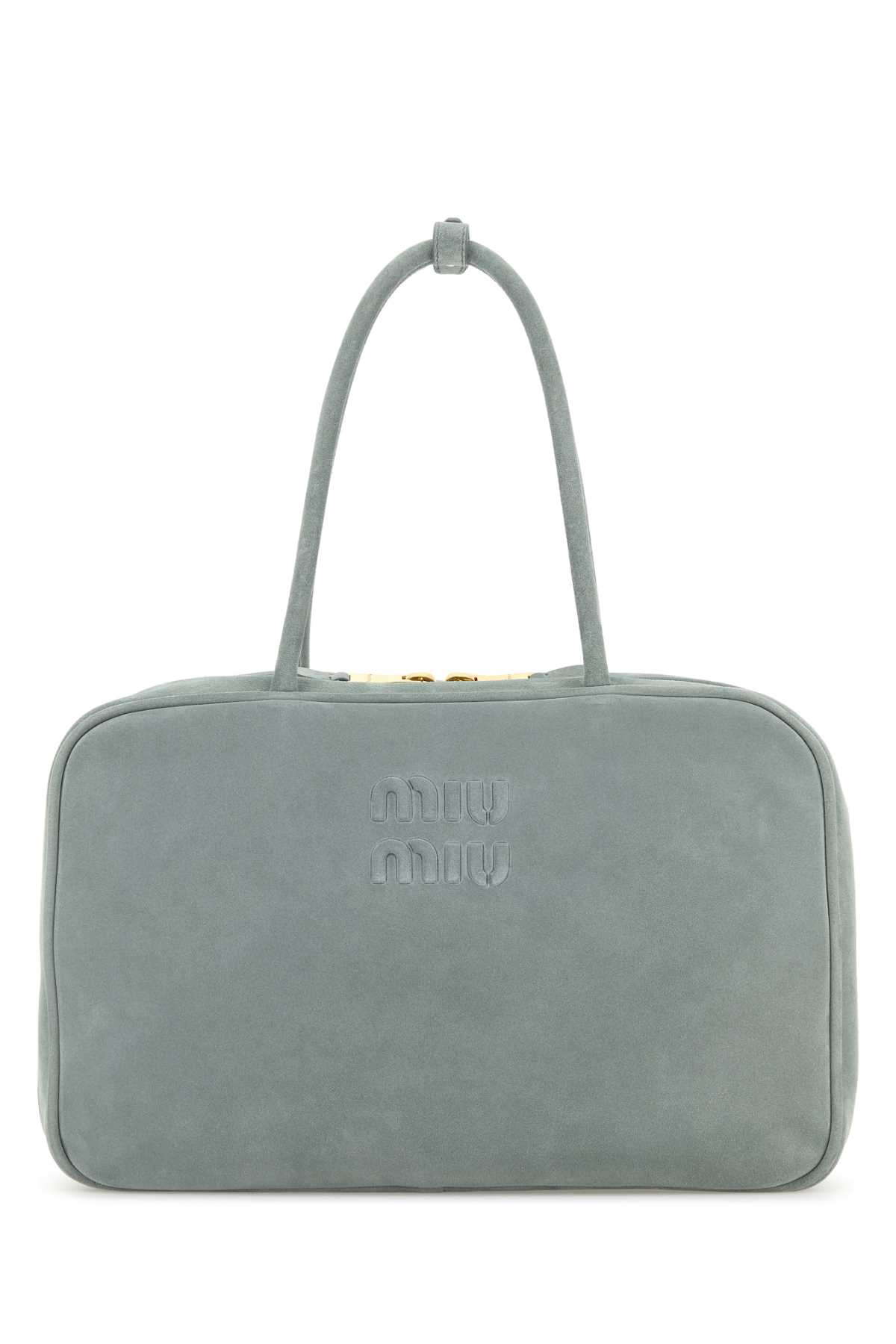 Miu Miu Powder Blue Suede Handbag