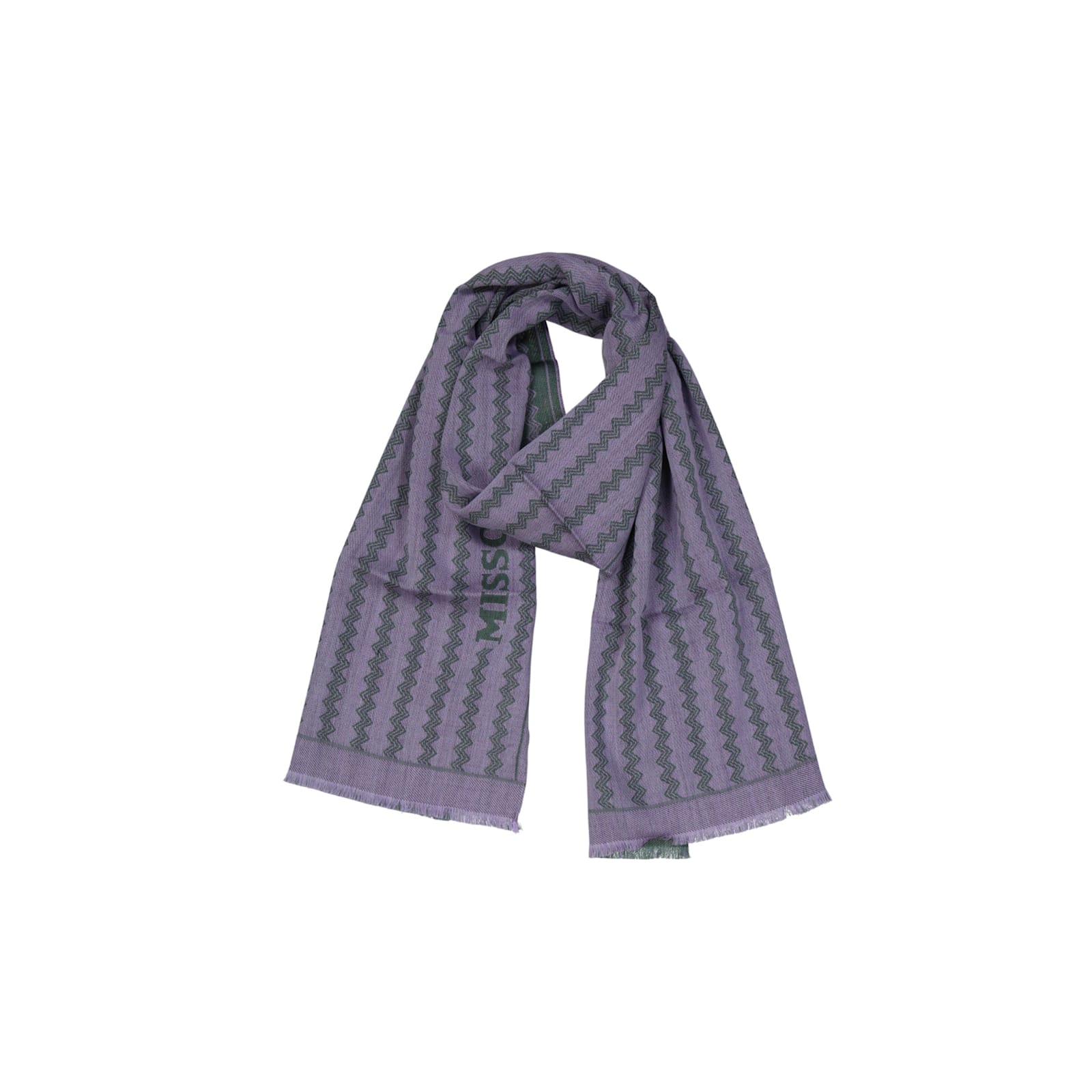 Missoni Wool Scarf In Purple