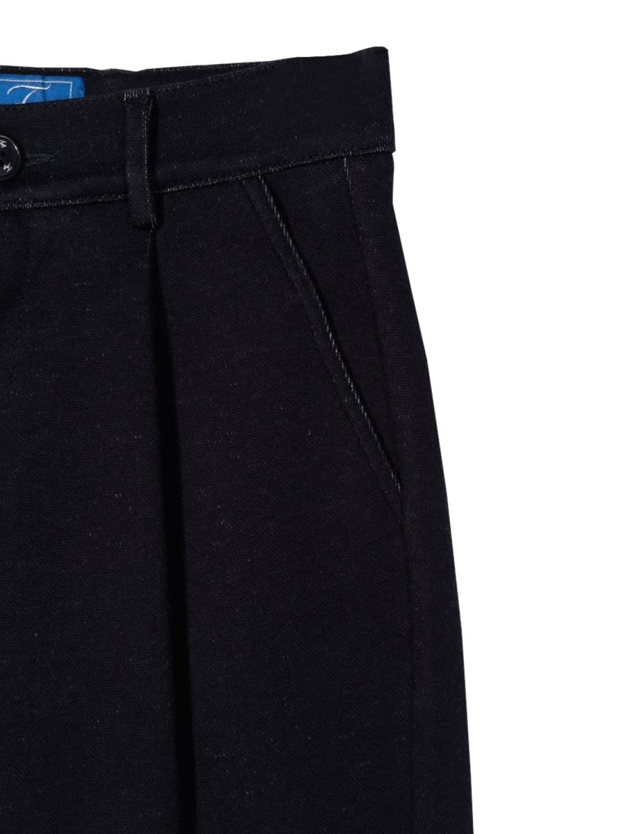 Shop Fay Slouchy Trouser In Blue