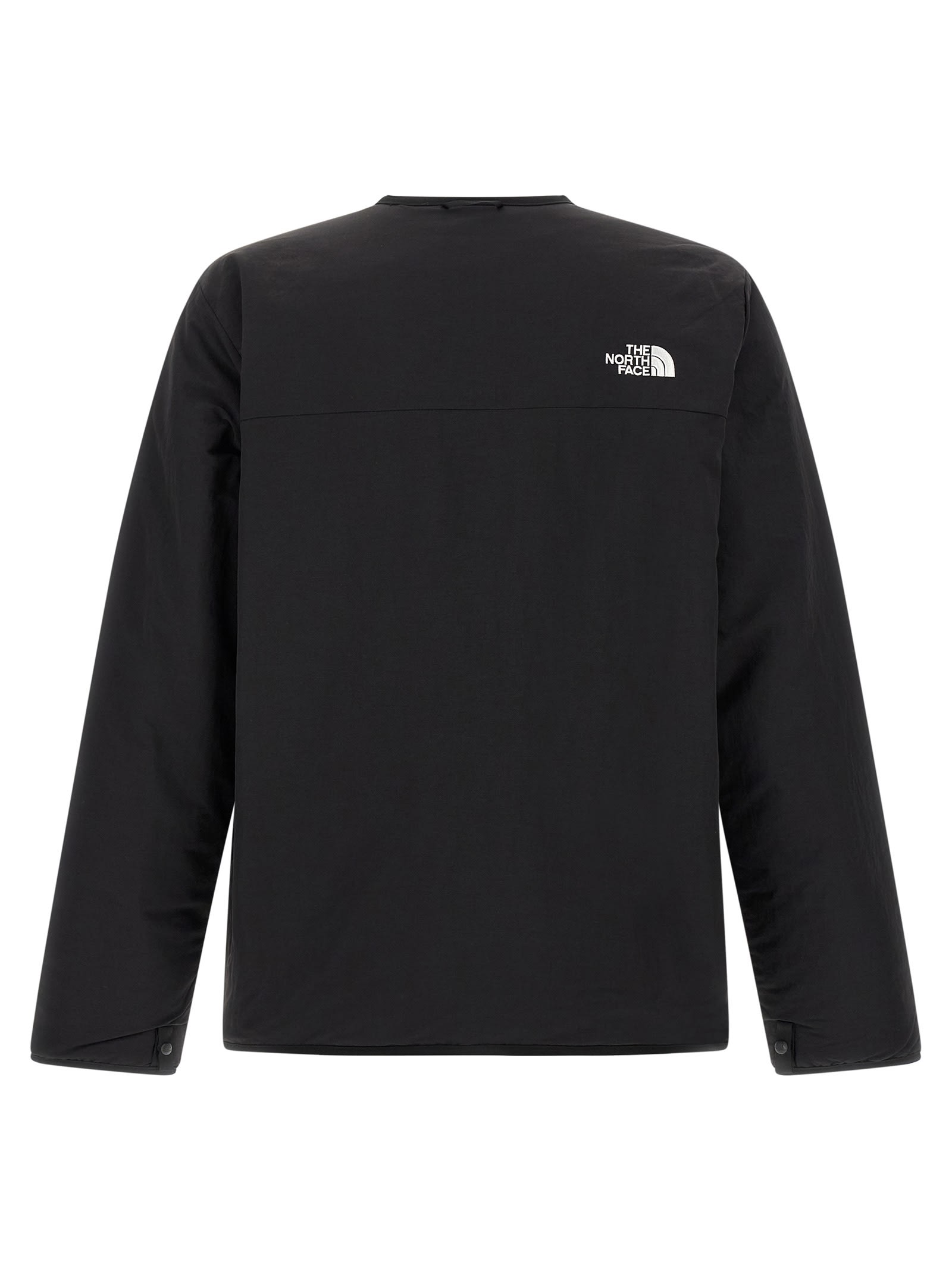 The North Face Lightweight Quilted Long Sleeve Jacket In Black