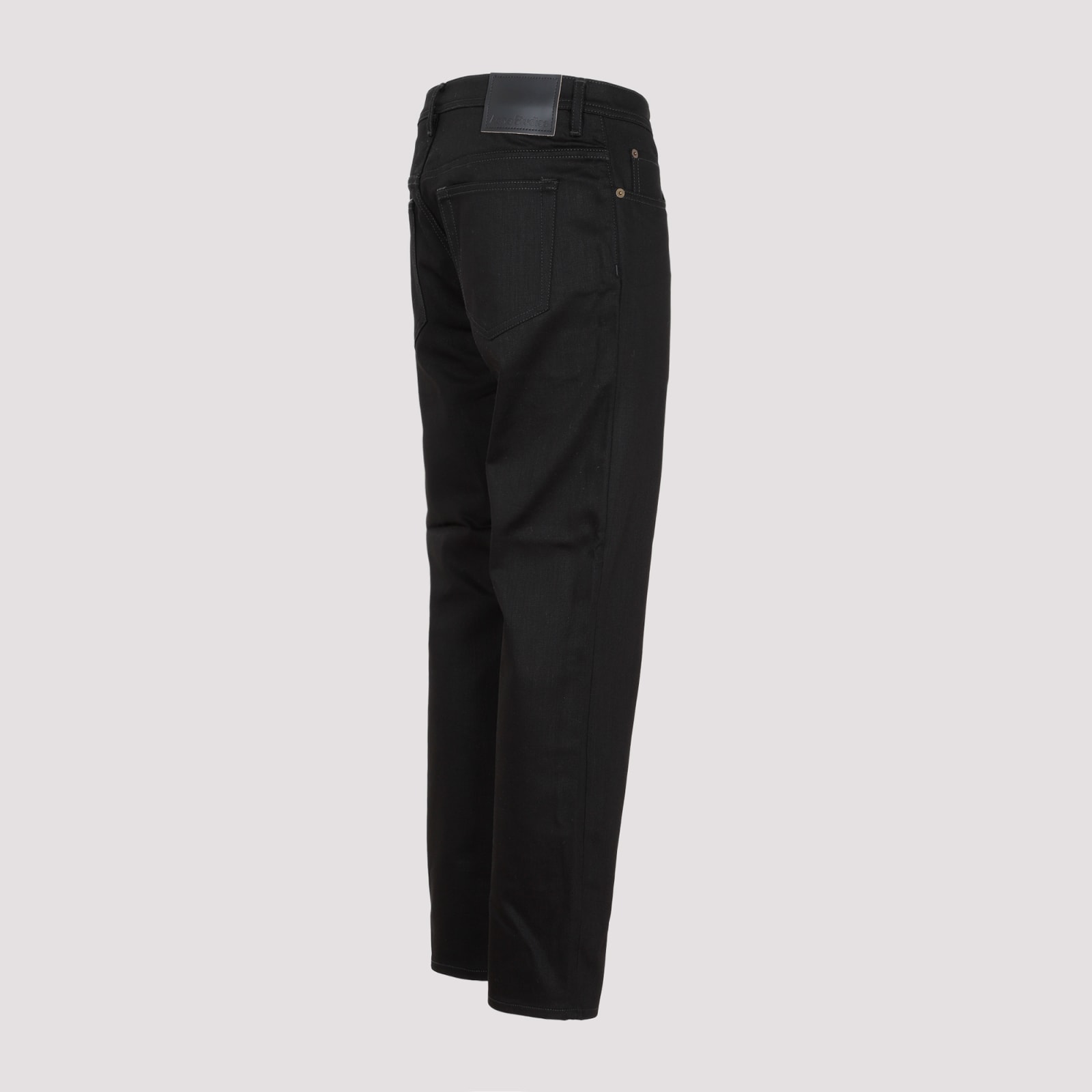 Shop Acne Studios River Jeans In Ajb Stay Black