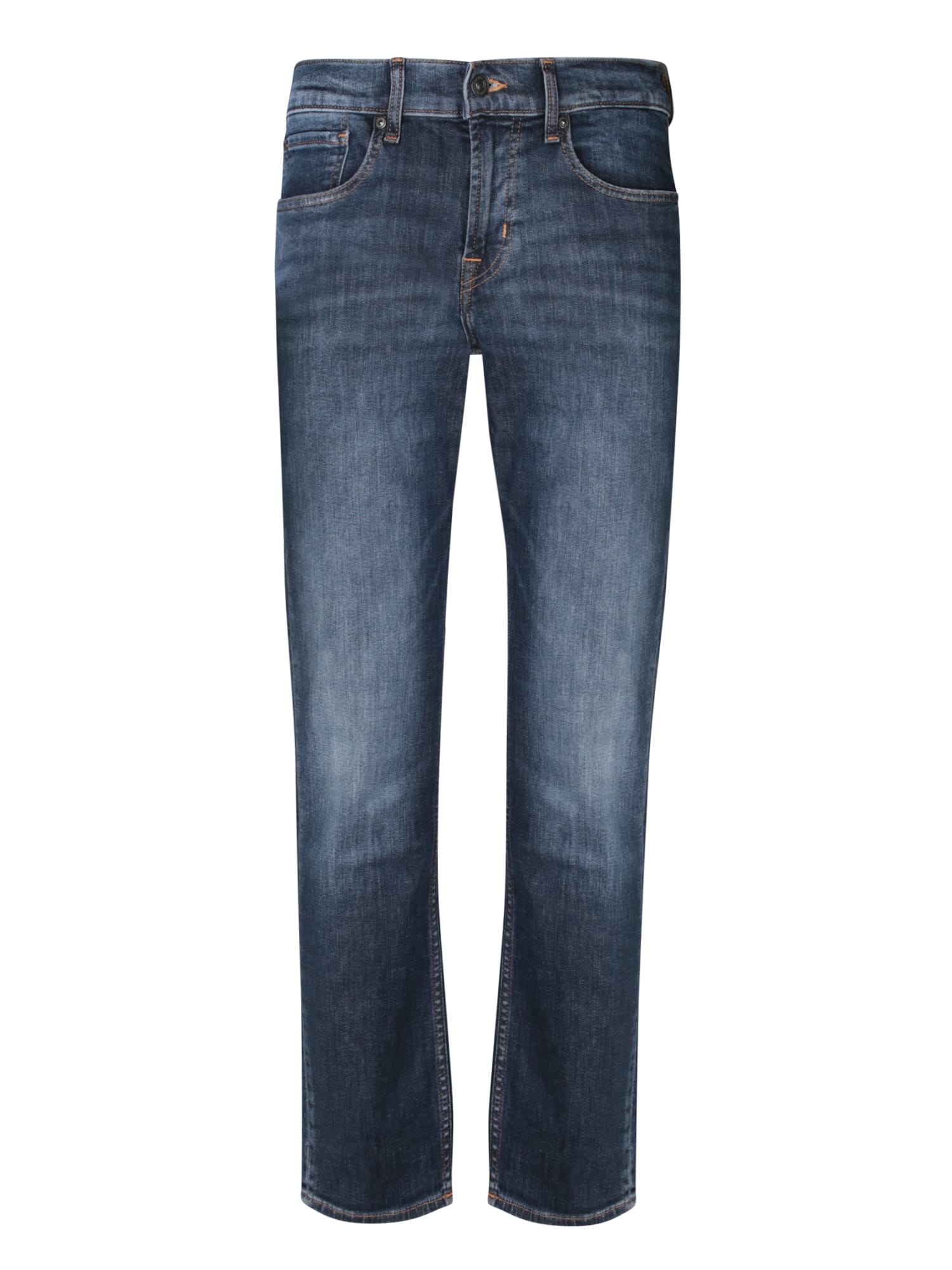 Shop 7 For All Mankind Slimmy Tapered Dark Blue Jeans