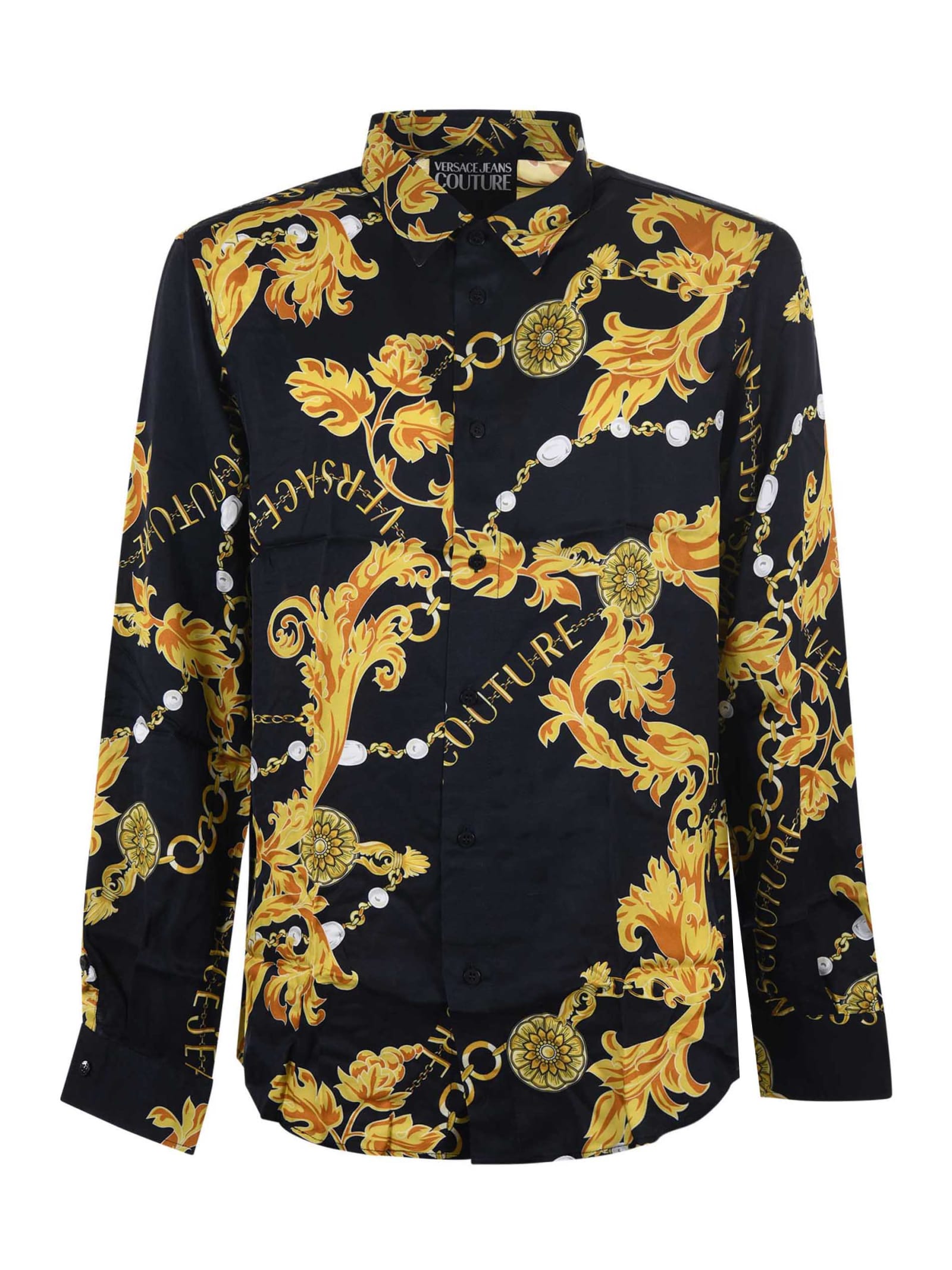 Shop Versace Jeans Couture Shirt In Black