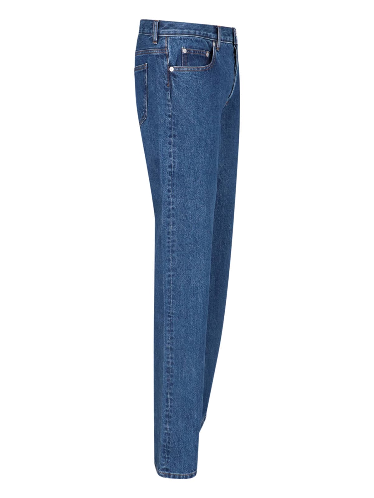 Apc Blue Petit New Standard Jeans In Blue