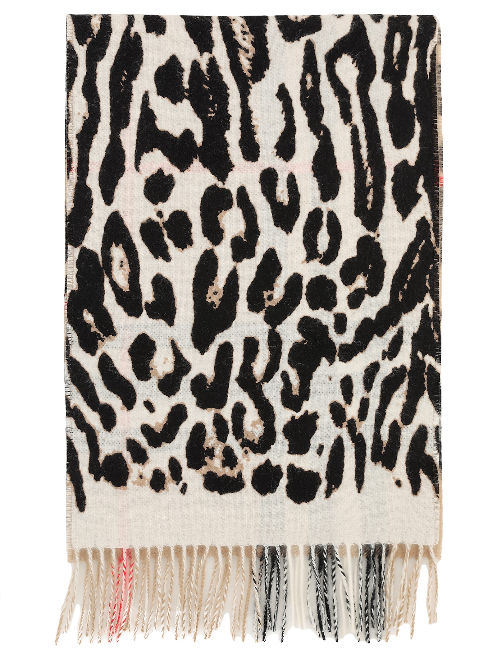 burberry leopard scarf
