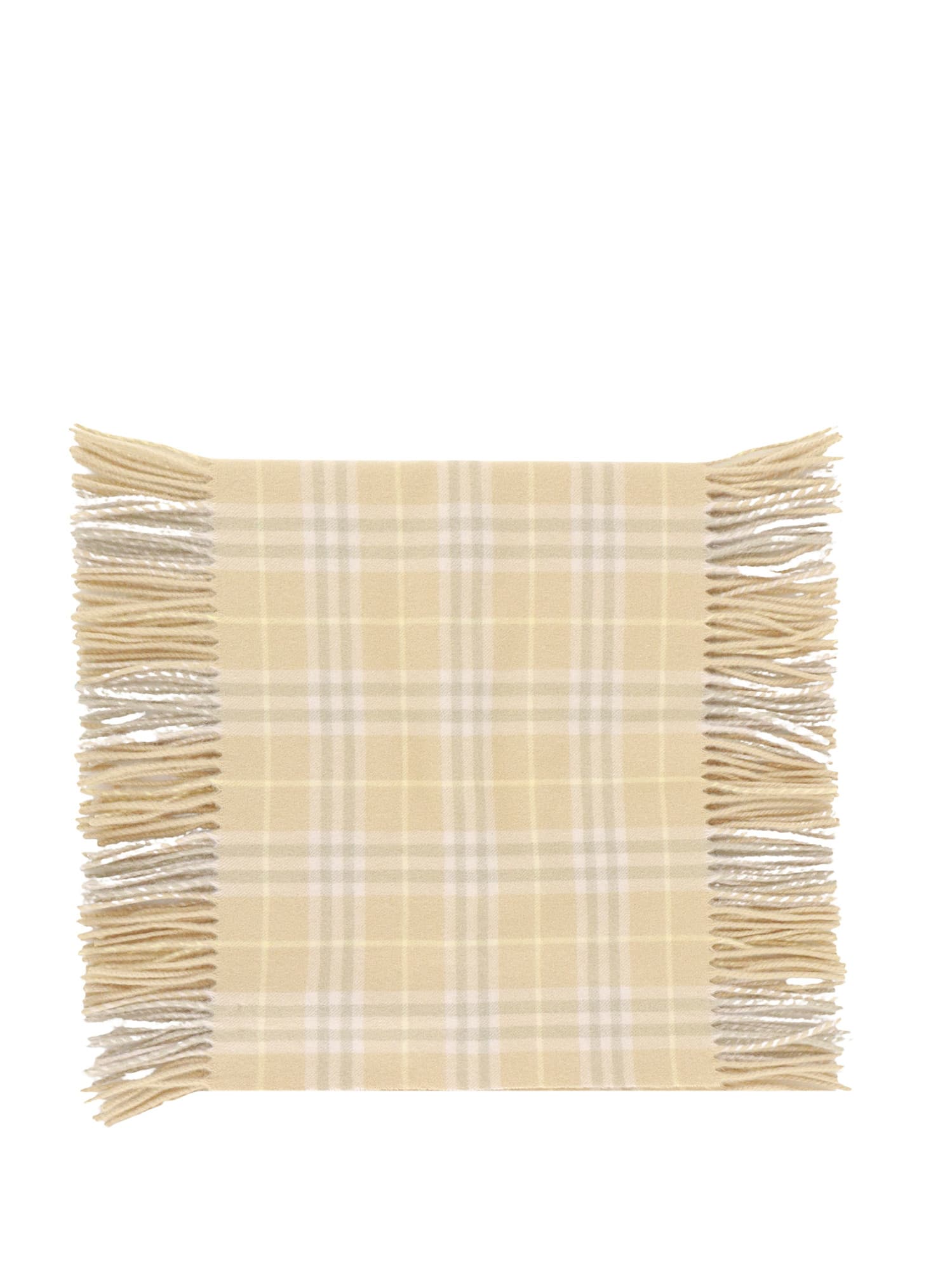 Shop Burberry Scarf In Flax