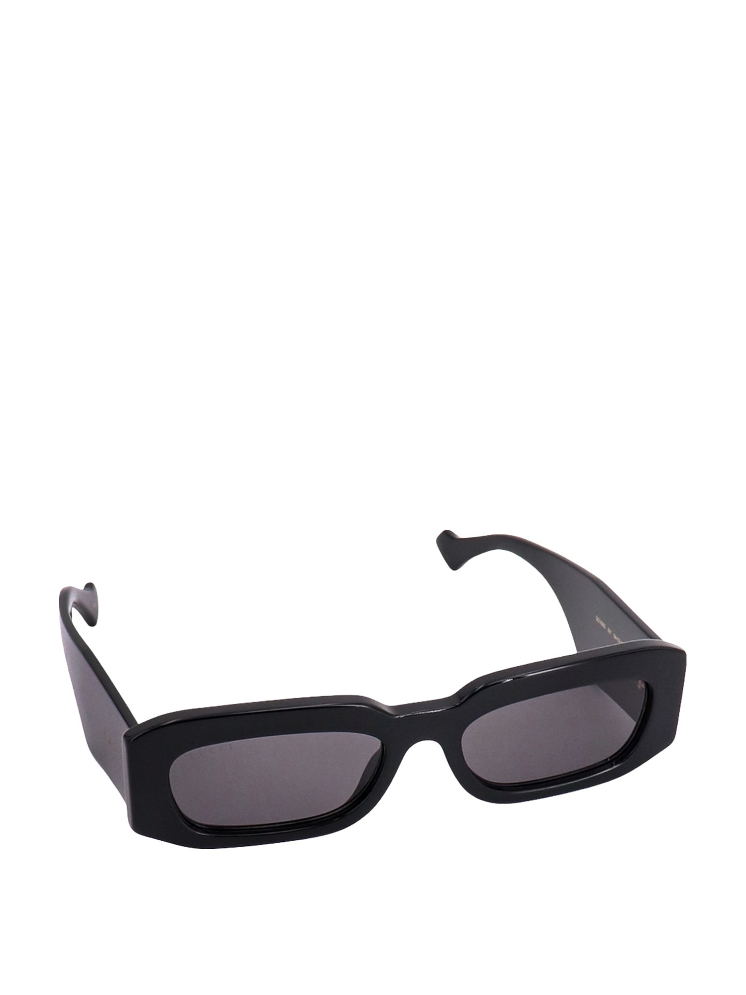 Gucci Rectangular Sunglasses In Black