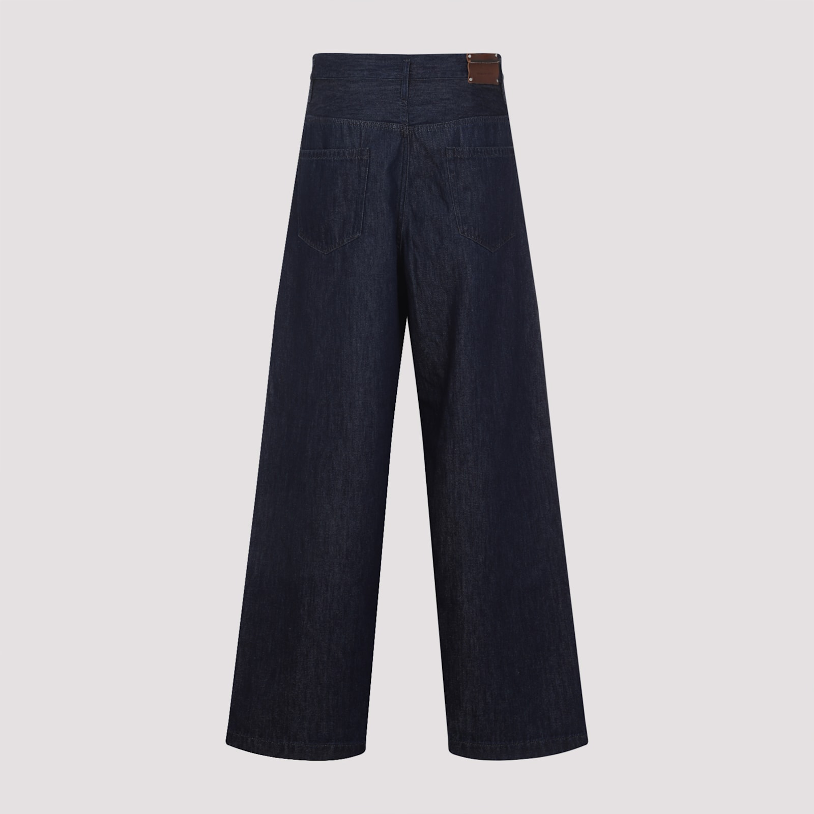 Dries Van Noten Penning High-rise Wide-leg Jeans In Blue