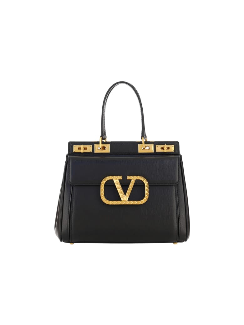 Valentino Garavani Small Double Handle Bag Rockstud Alcove
