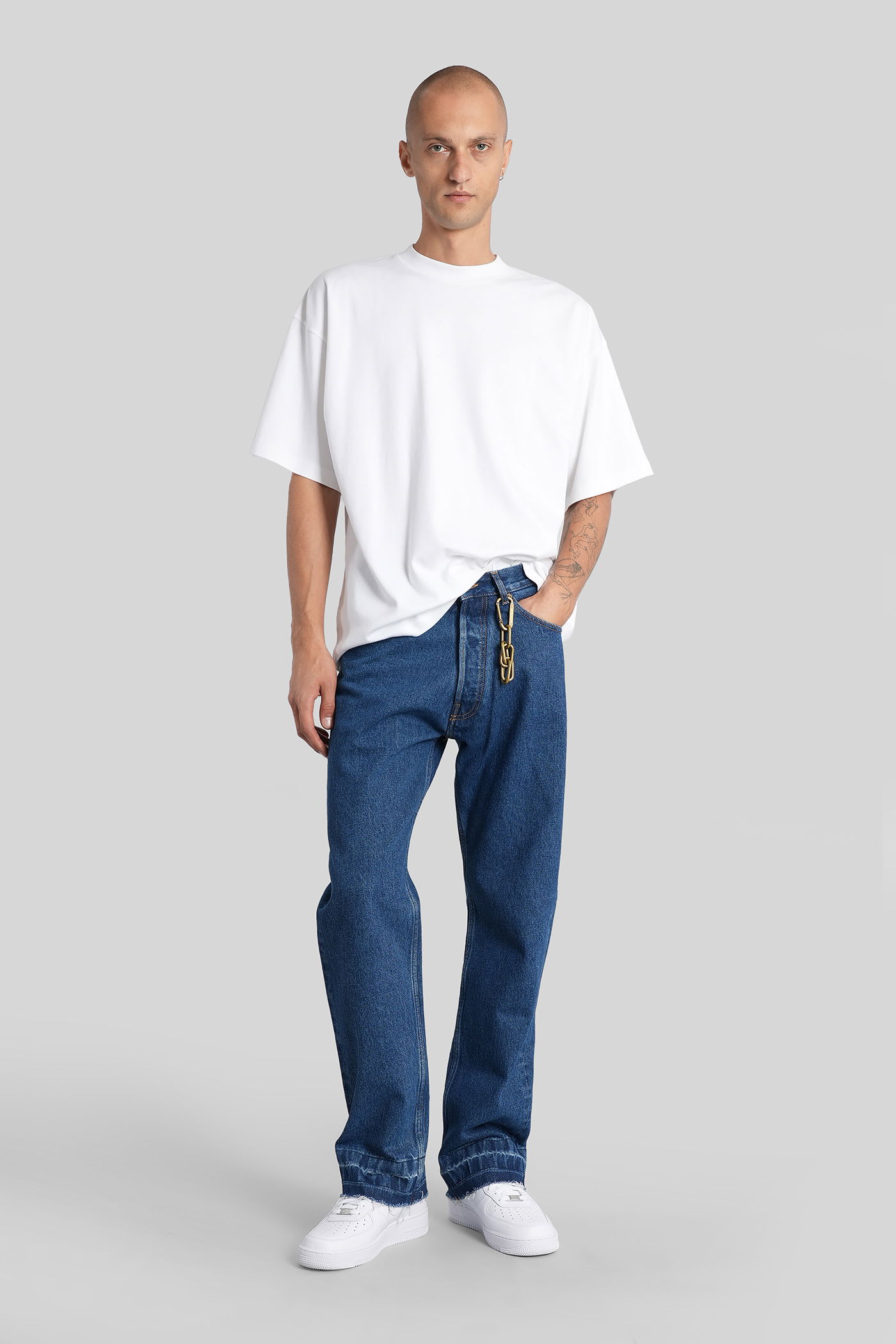 Darkpark Edi Jeans In Blue Denim In Blue