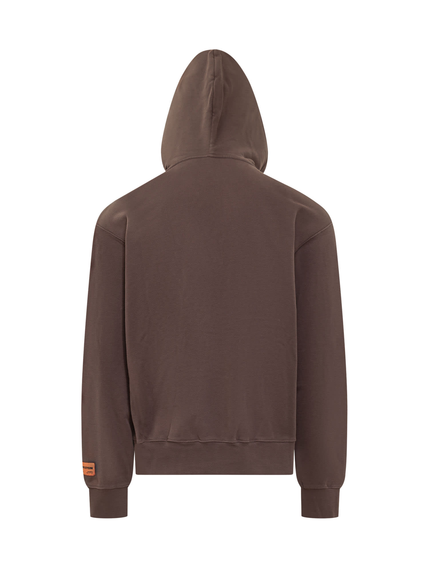 Shop Heron Preston Hoodie With Print In Brown