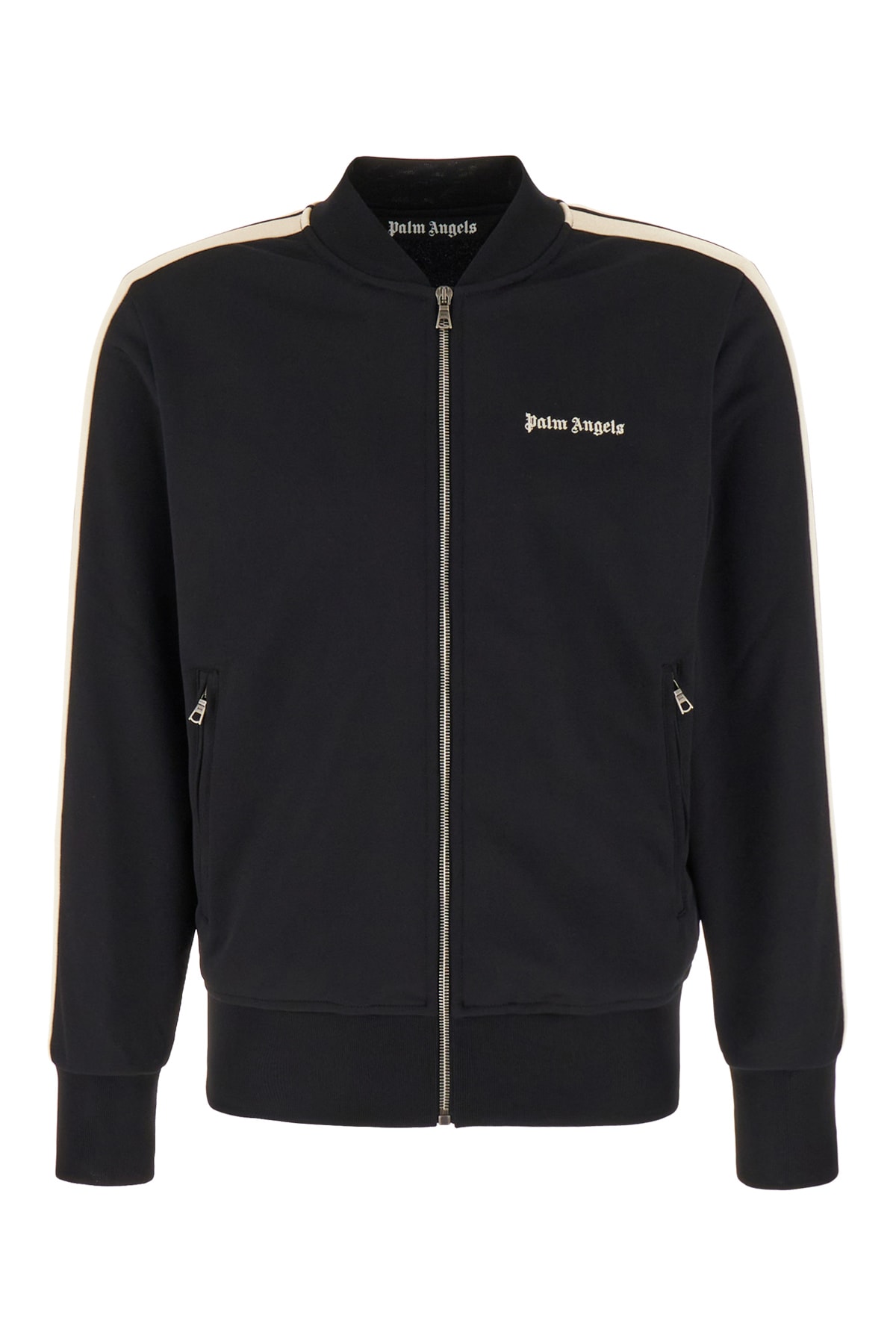 PALM ANGELS BLACK POLYESTER SWEATSHIRT 