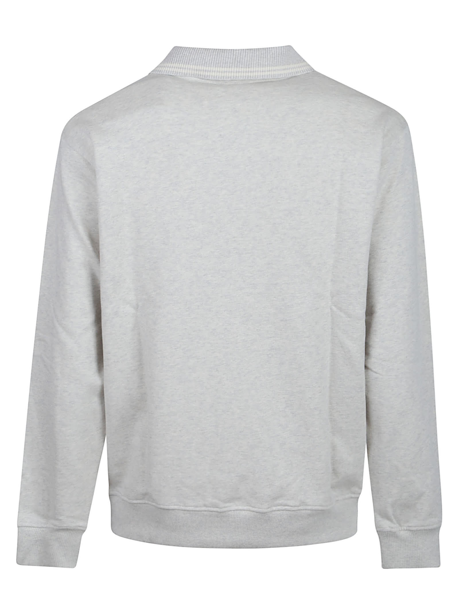 Drôle De Monsieur Polo Sweatshirt In Gray
