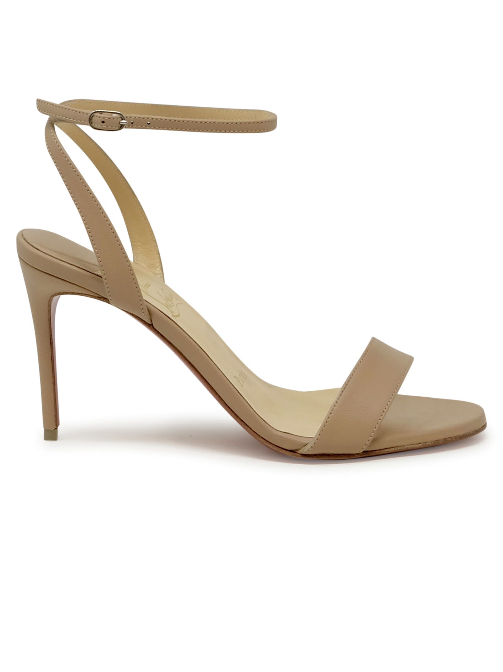 Christian Louboutin Nude Nappa Loubigirl 85 Sandals