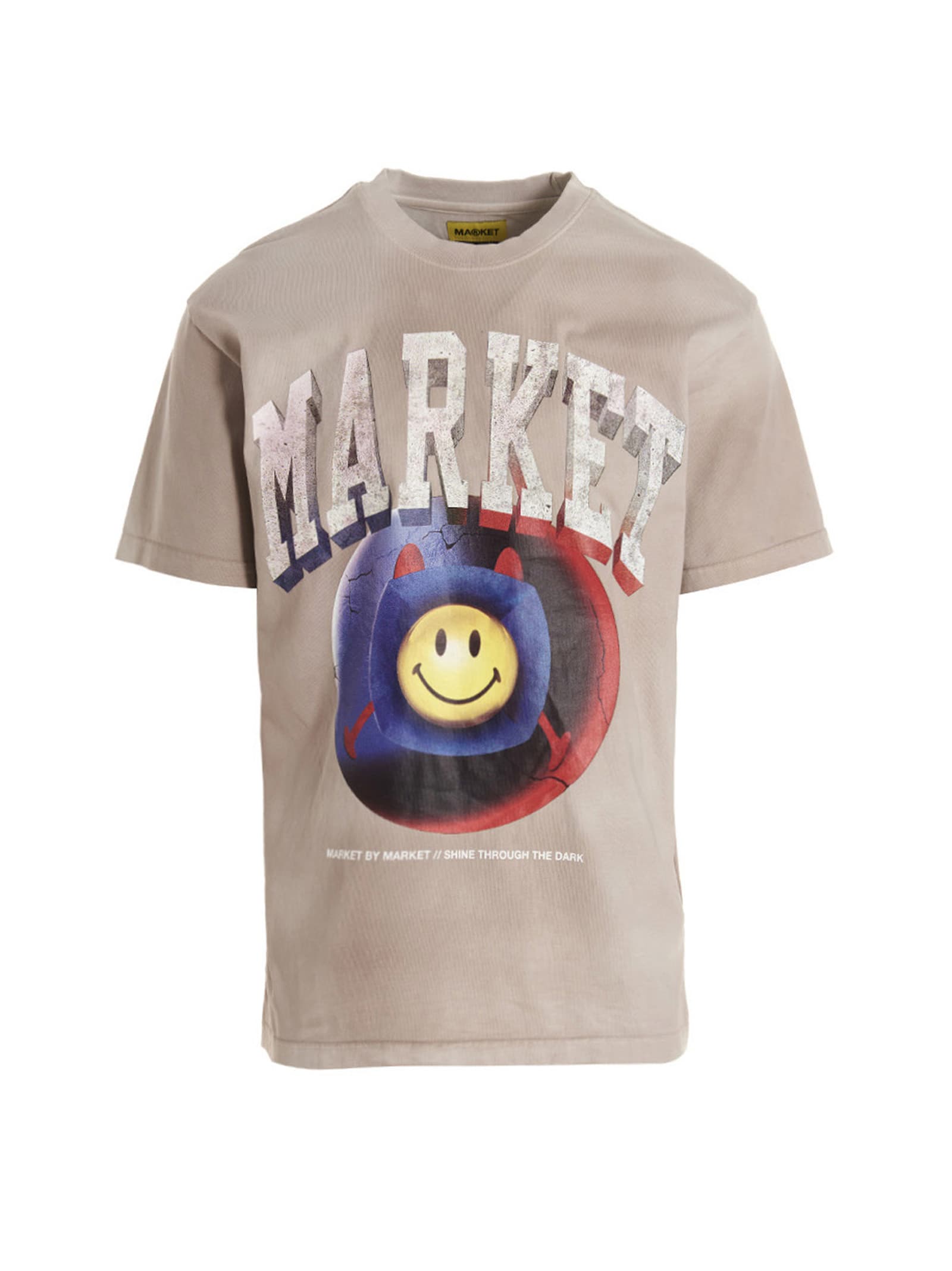 MARKET T-SHIRT SMILEY HAPPINESS